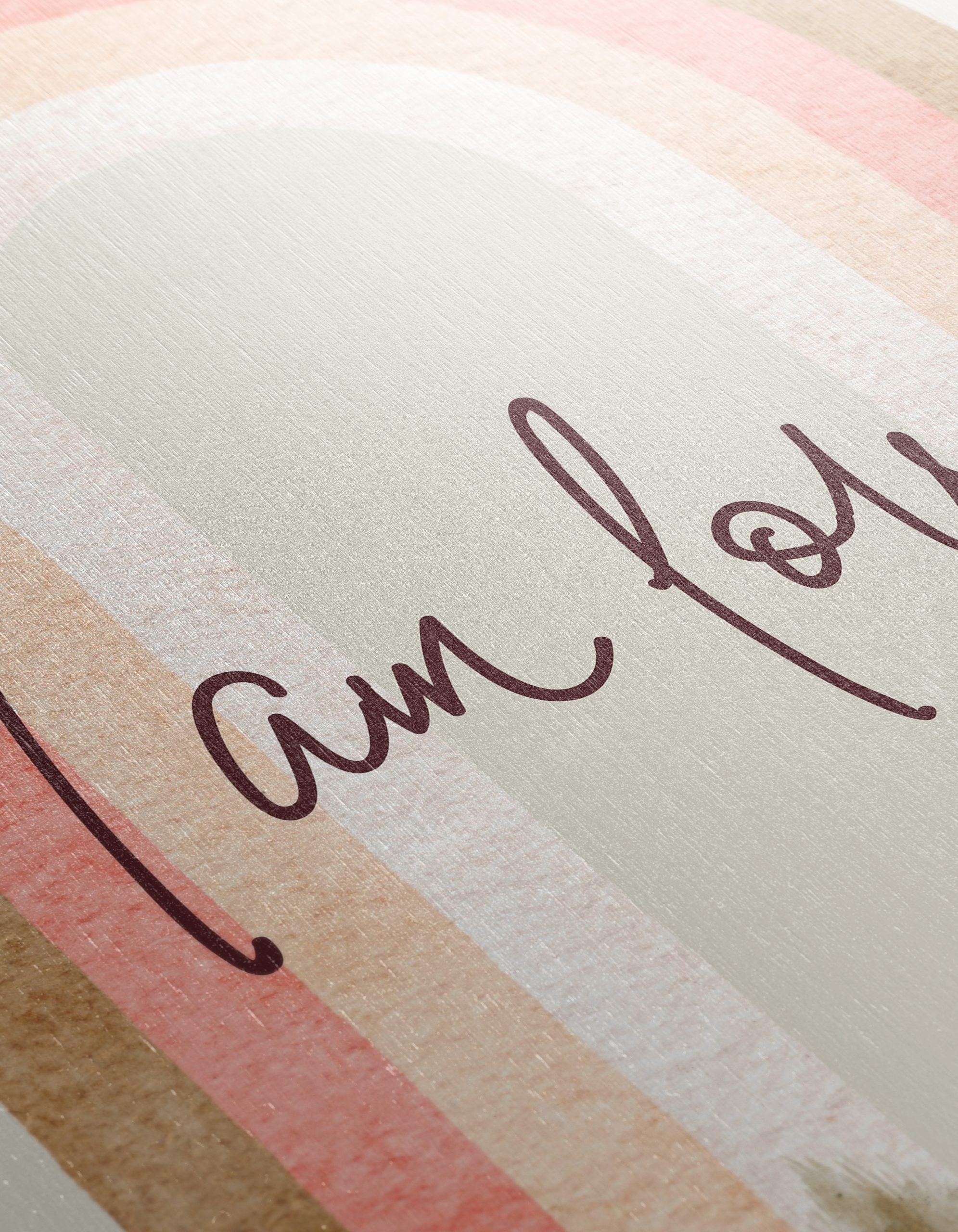 I Am Loved Floral Rainbow Art - Image 12