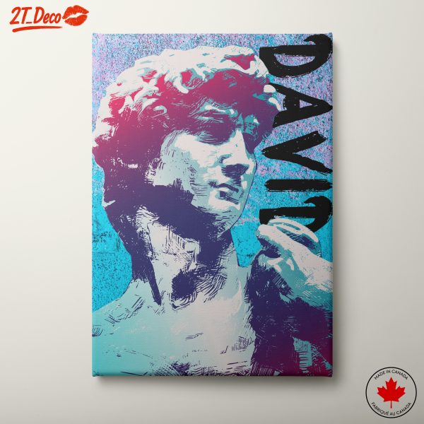 David Sculpture in Bold Modern Style