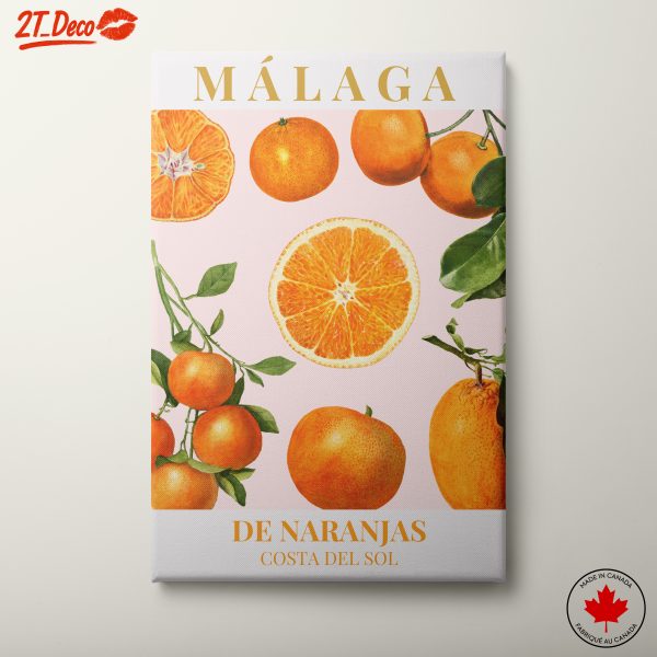 Vibrant Abstract Oranges Art