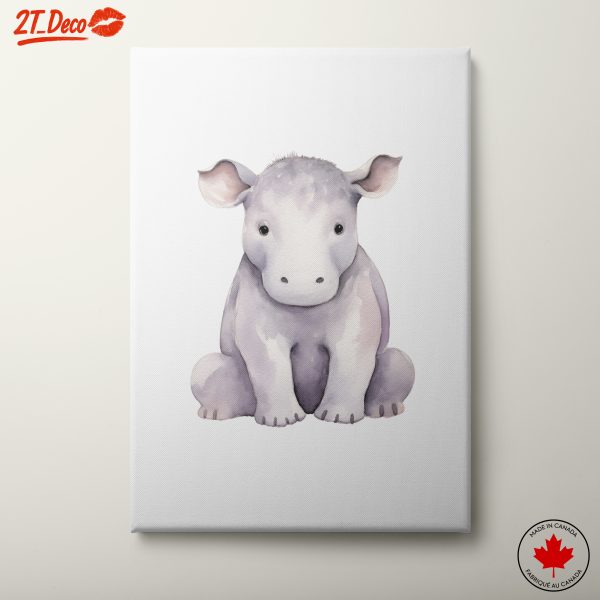 Adorable Watercolor Artwork of a Young Animal