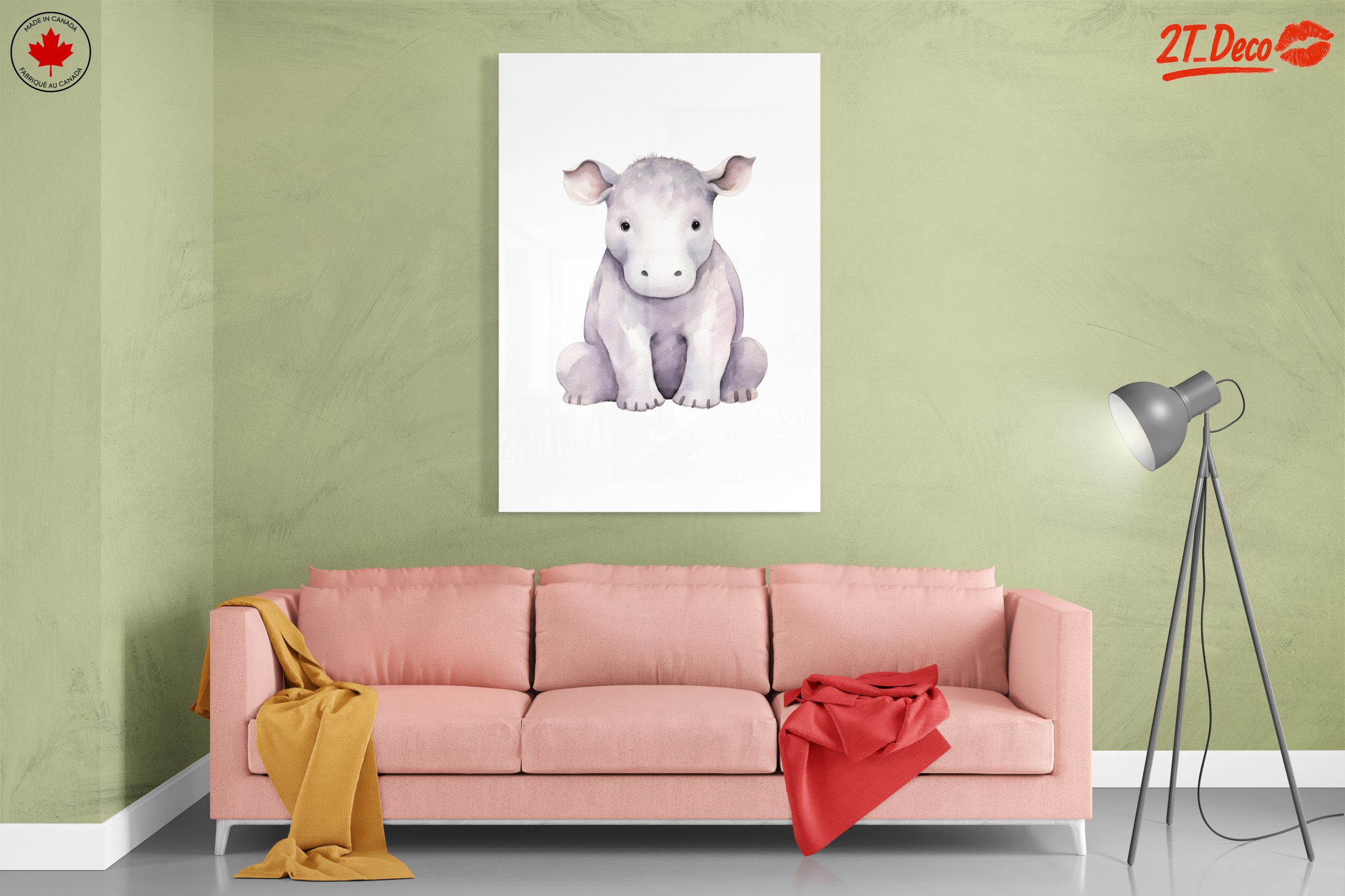 Adorable Watercolor Artwork of a Young Animal - Image 7