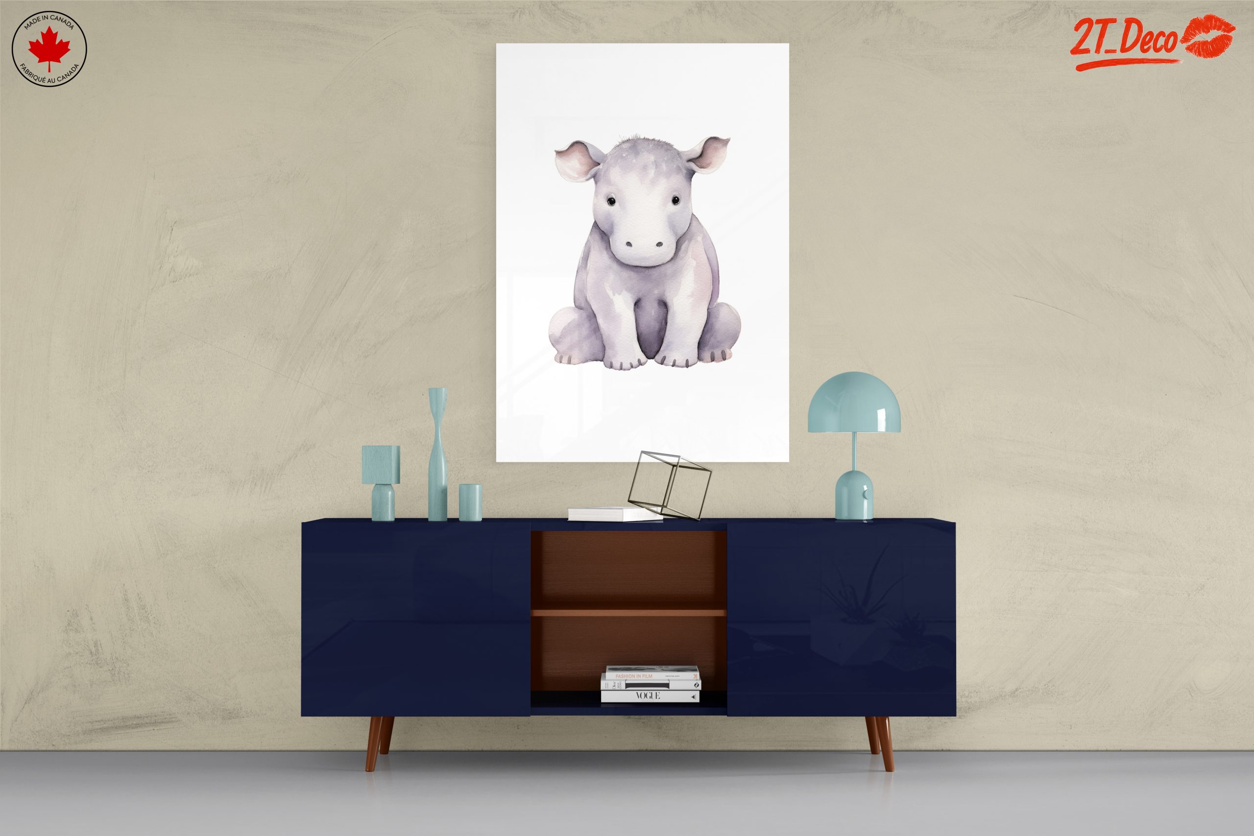 Adorable Watercolor Artwork of a Young Animal - Image 8