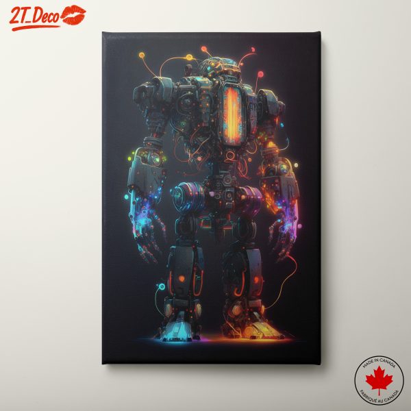 Futuristic Robot Character Art