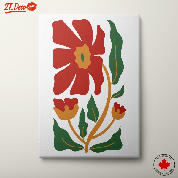 Stylized Floral Art with Bold Colors 2