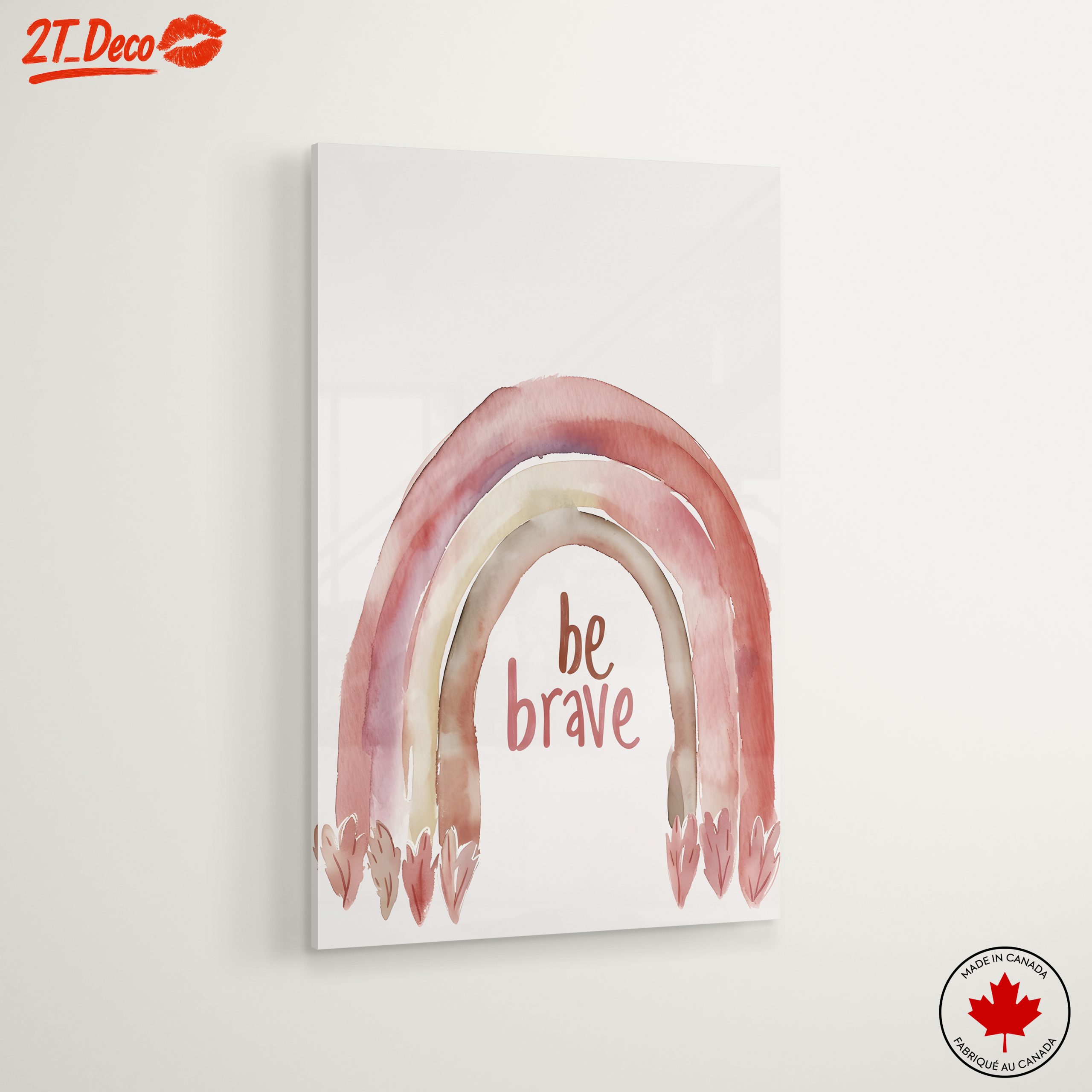 Be Brave Inspirational Quote Art - Image 6