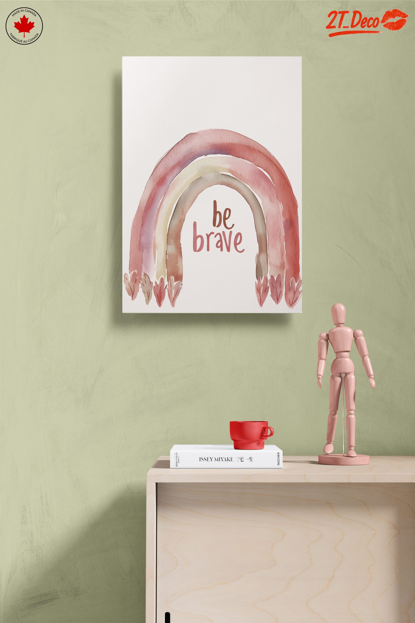 Be Brave Inspirational Quote Art - Image 14