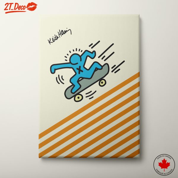 Dynamic Skateboarding Character Art