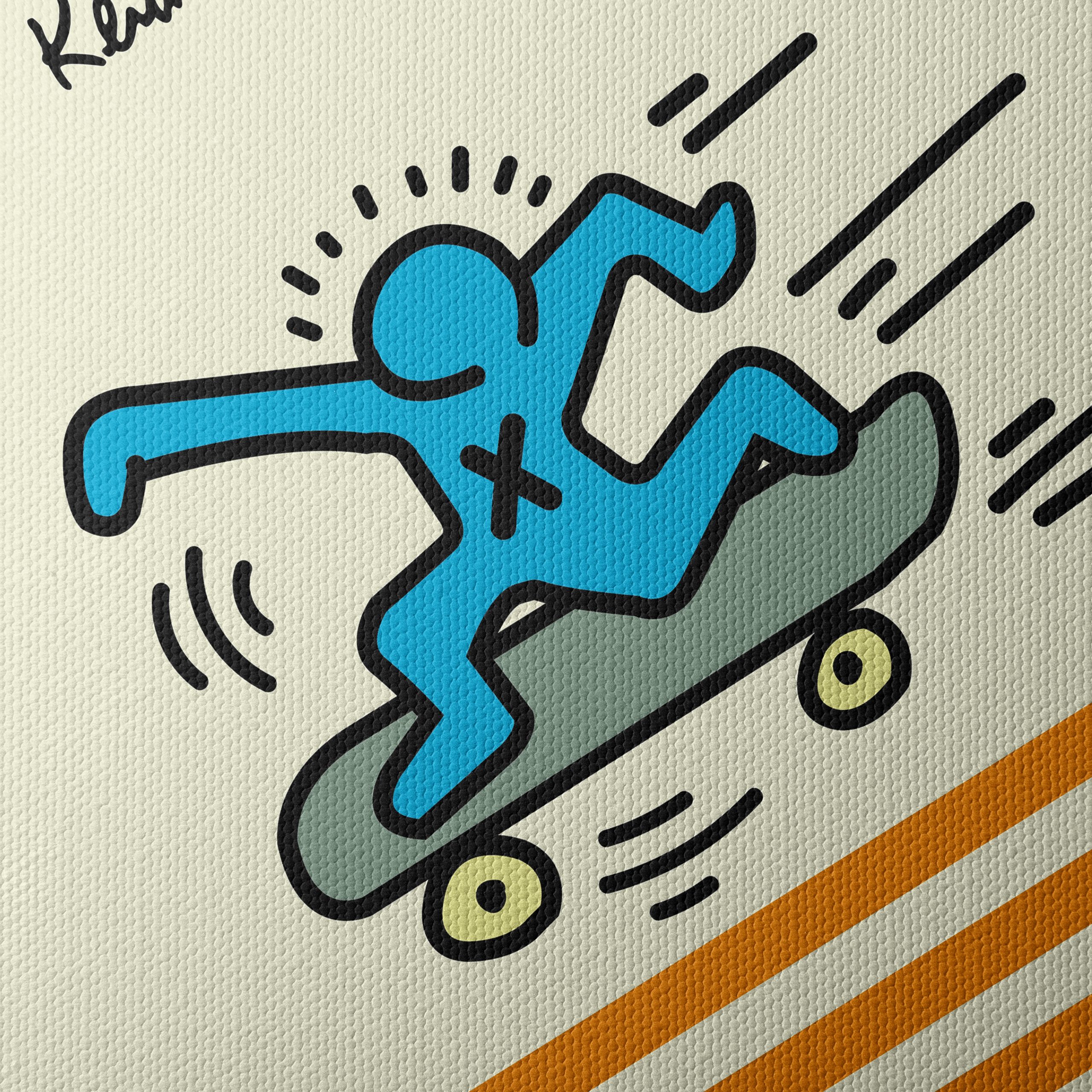 Dynamic Skateboarding Character Art - Image 4