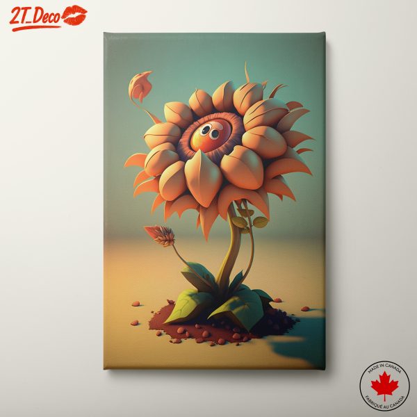 Playful Whimsical Flower Art Design