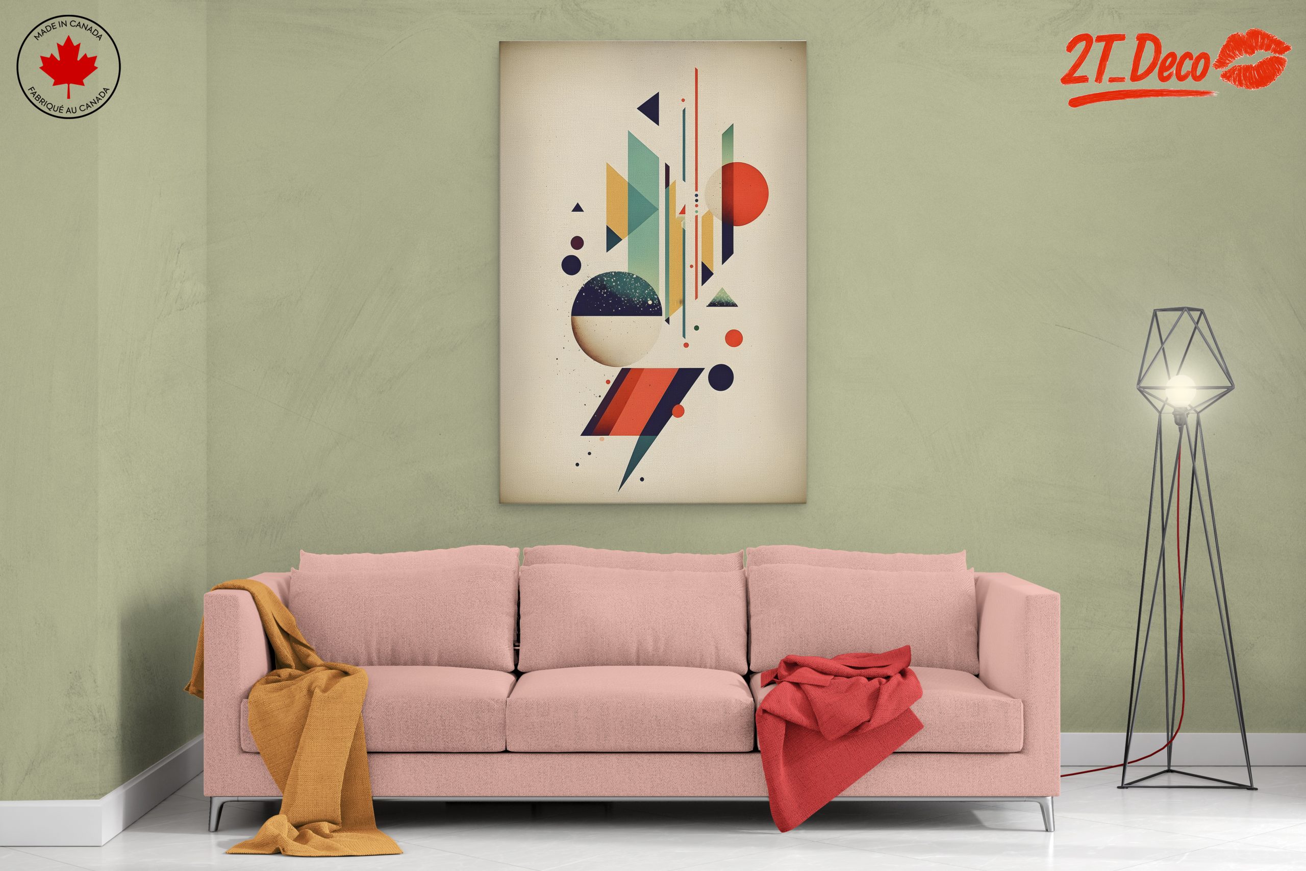 Colorful Geometric Abstract Artwork 2 - Image 2