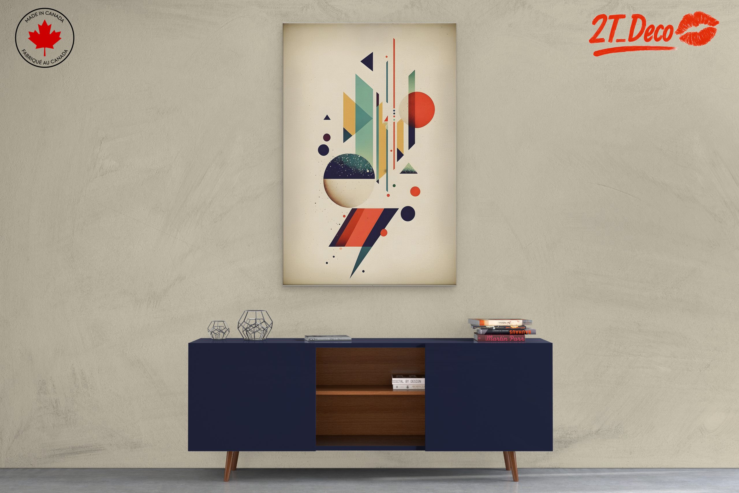 Colorful Geometric Abstract Artwork 2 - Image 3