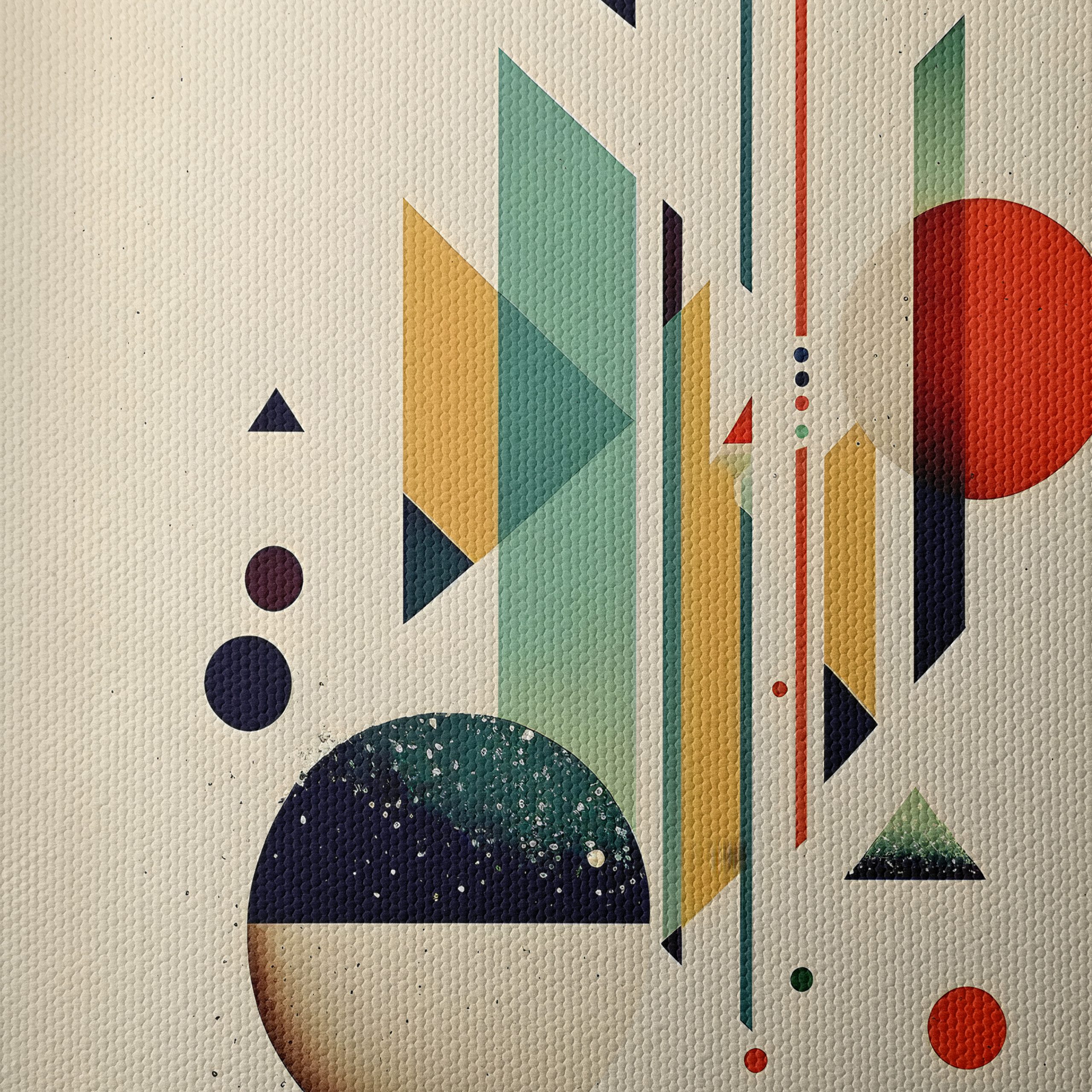 Colorful Geometric Abstract Artwork 2 - Image 4