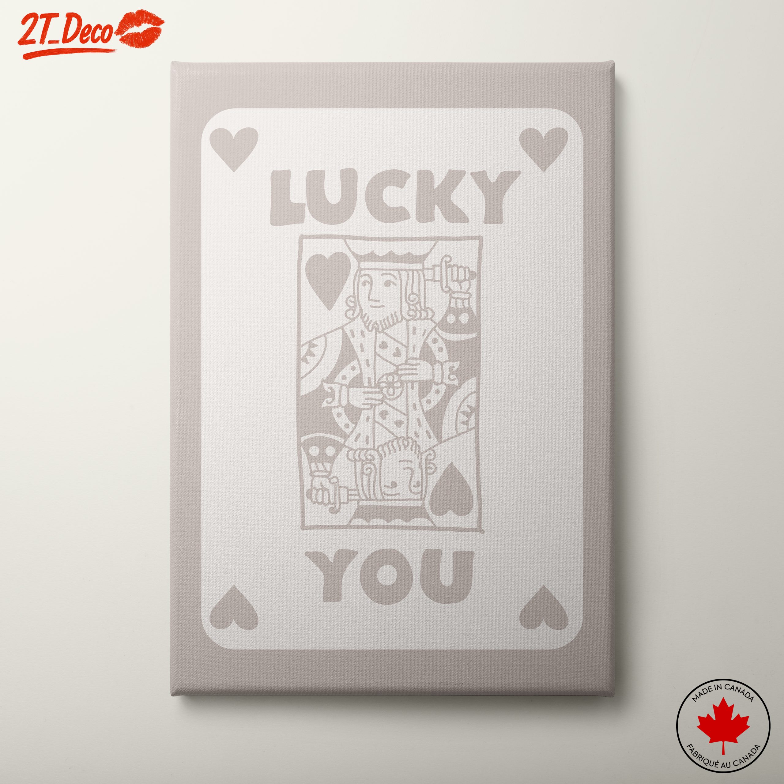 Lucky You Playing Card Artwork 2