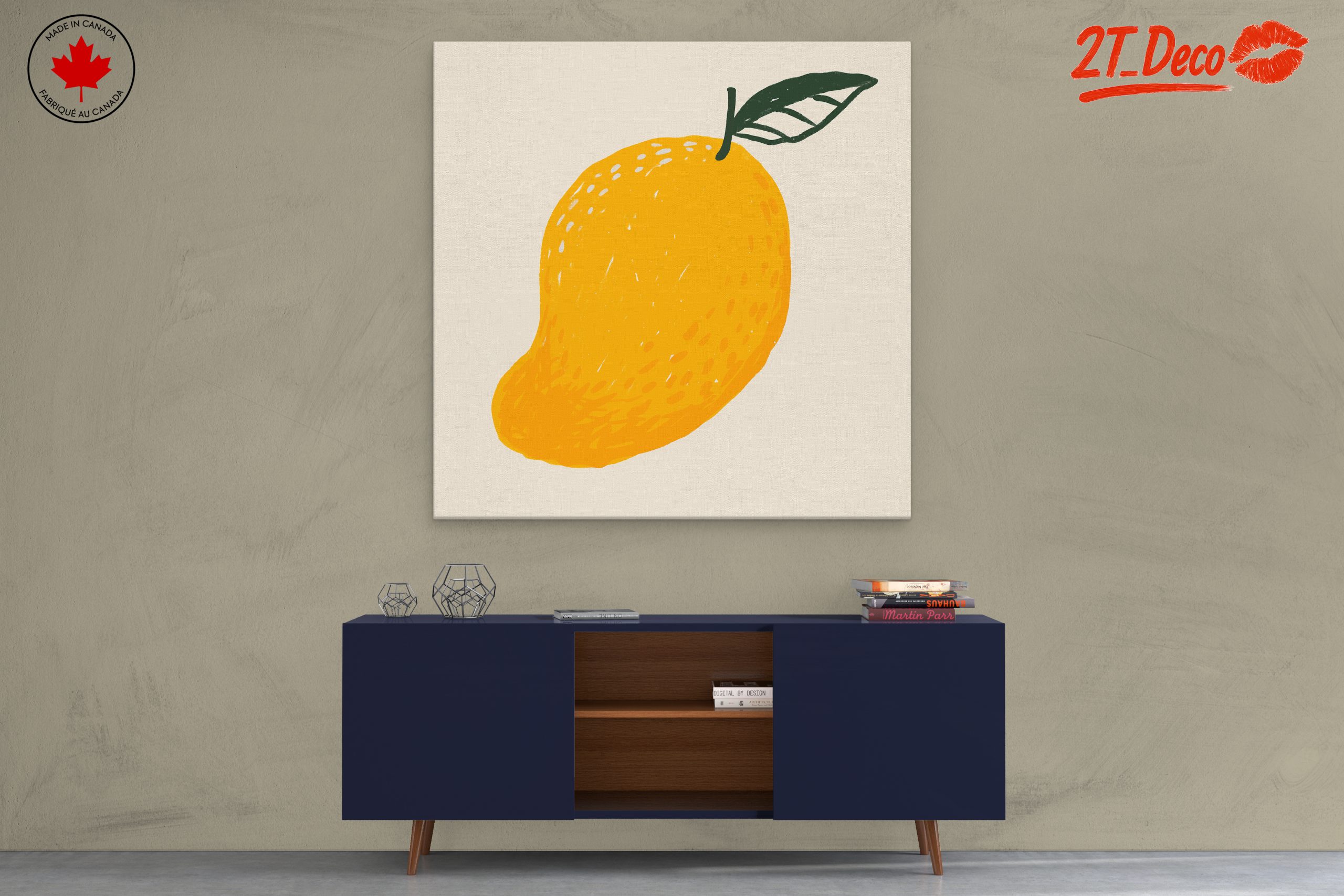 Stylized Mango Fruit Illustration - Image 3