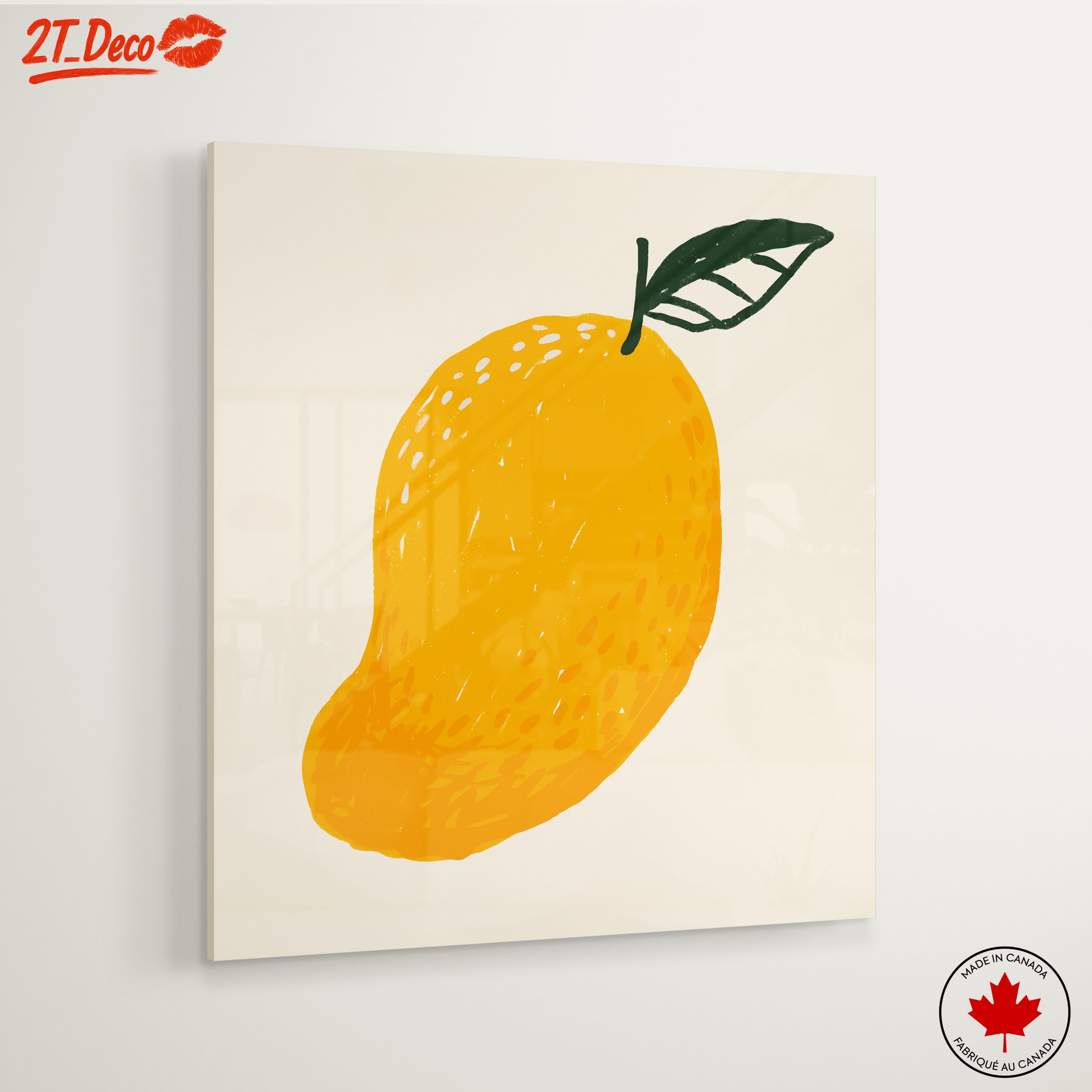 Stylized Mango Fruit Illustration - Image 6