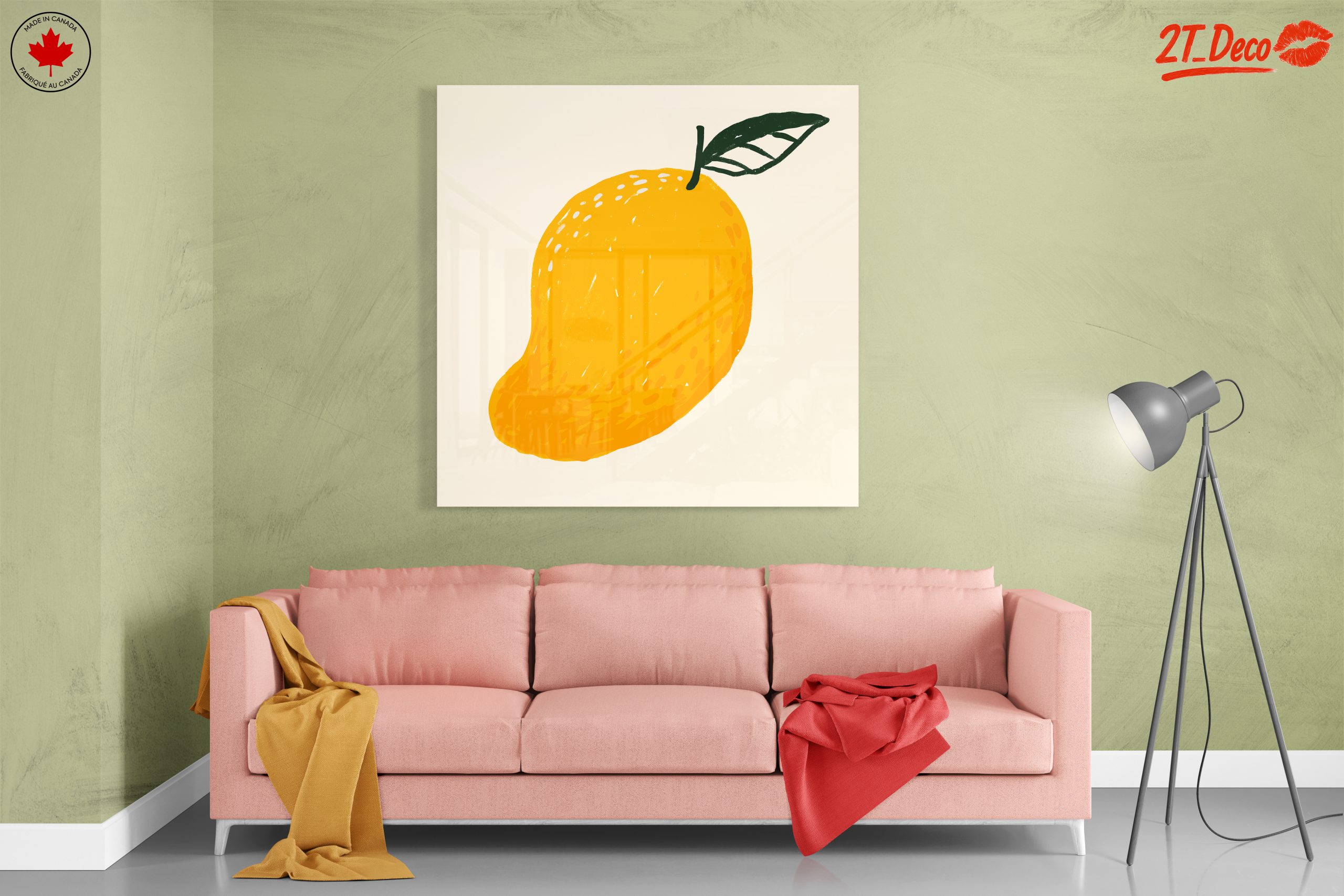 Stylized Mango Fruit Illustration - Image 7