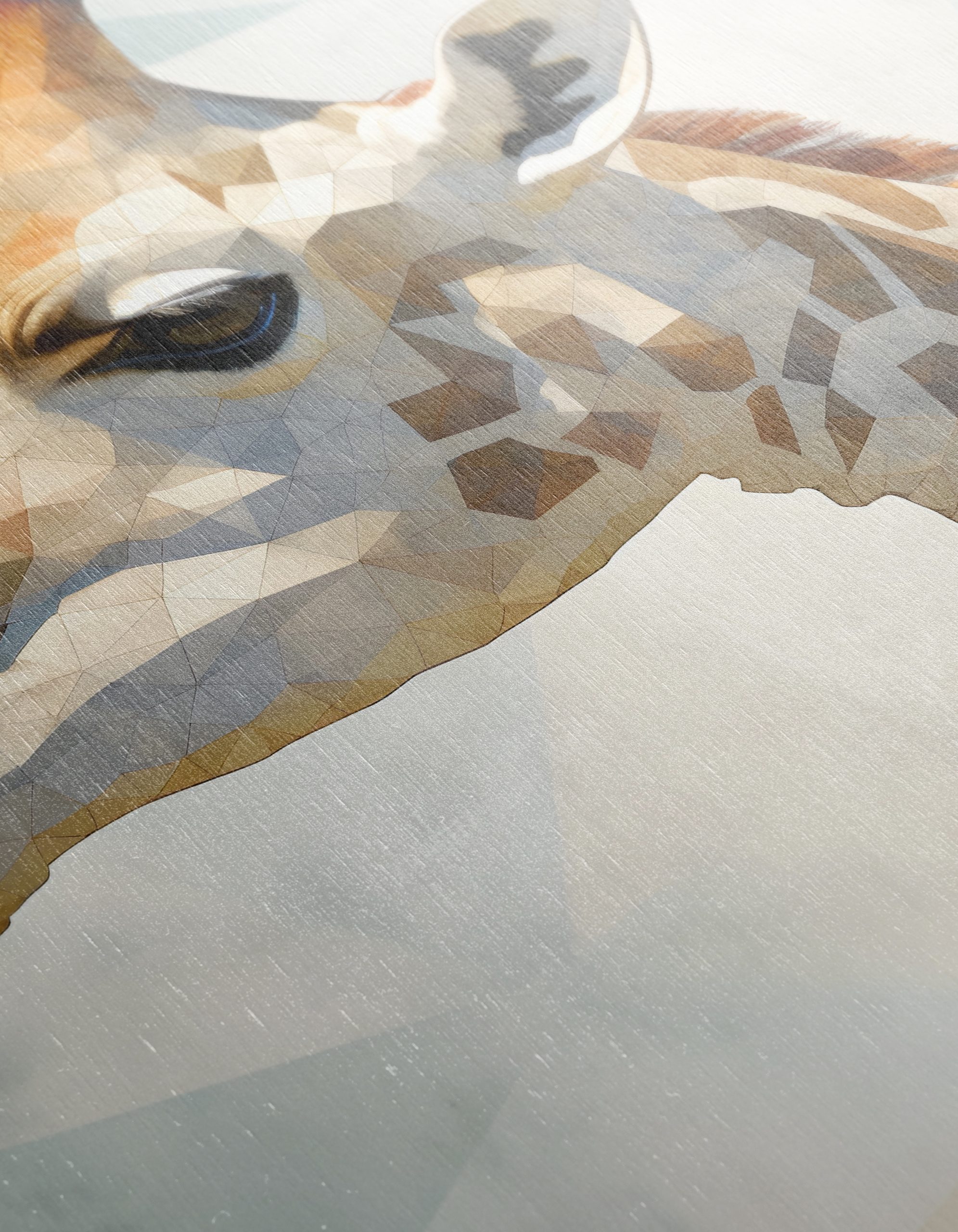 Geometric Giraffe Head Art - Image 12