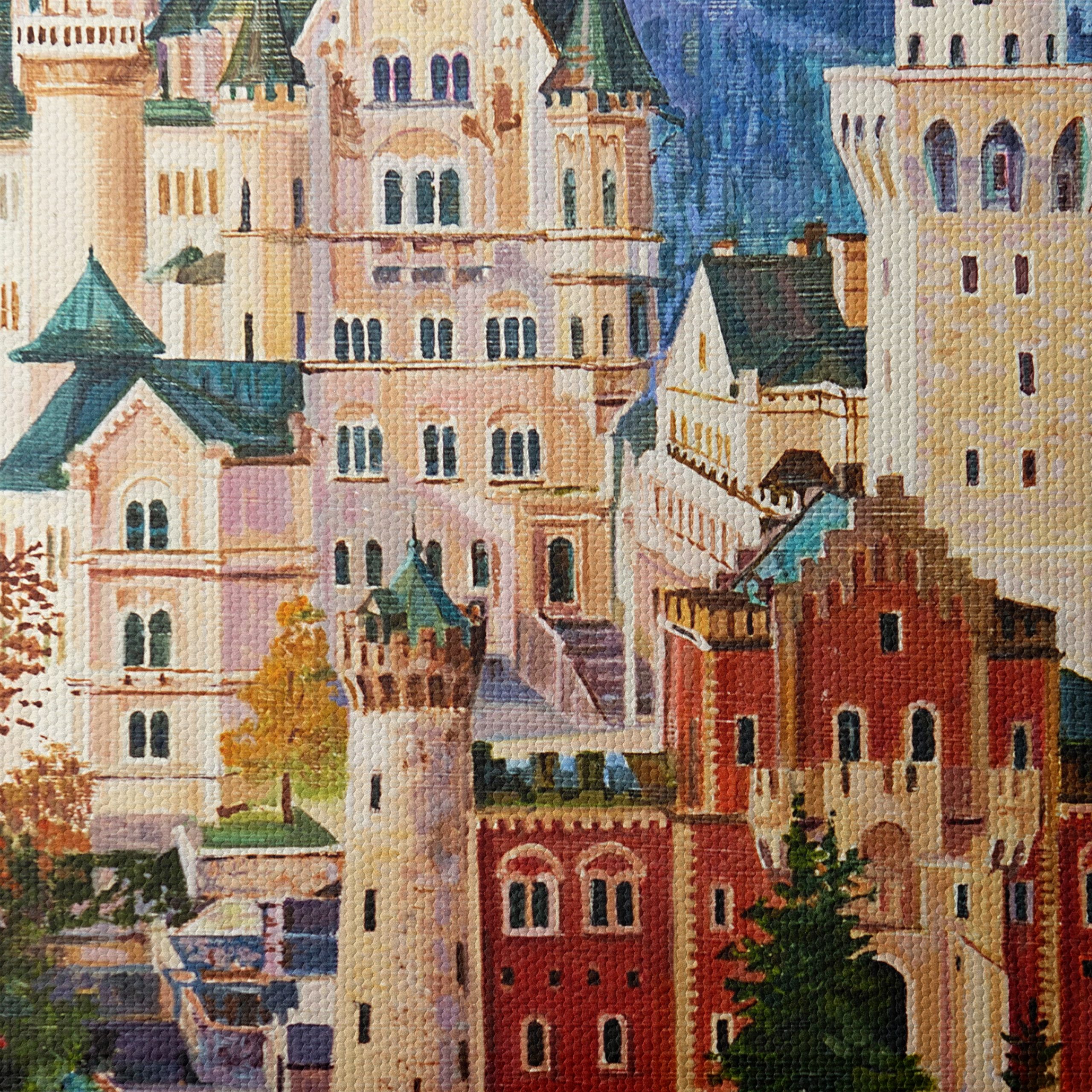 Neuschwanstein Castle Scenic Landscape Art - Image 4