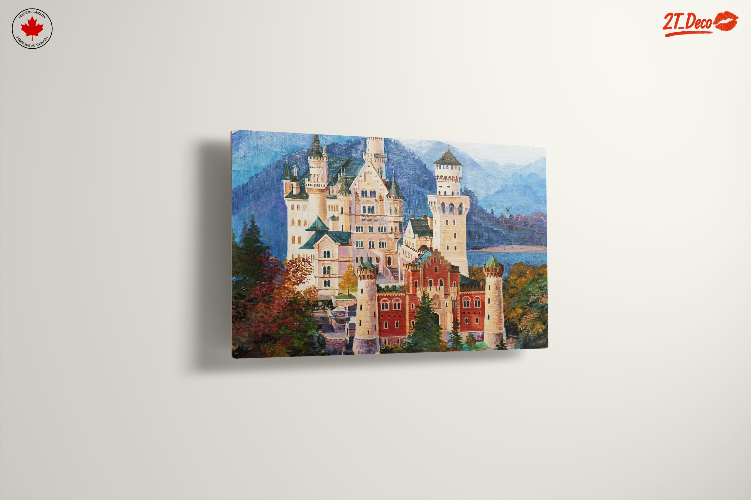 Neuschwanstein Castle Scenic Landscape Art - Image 13
