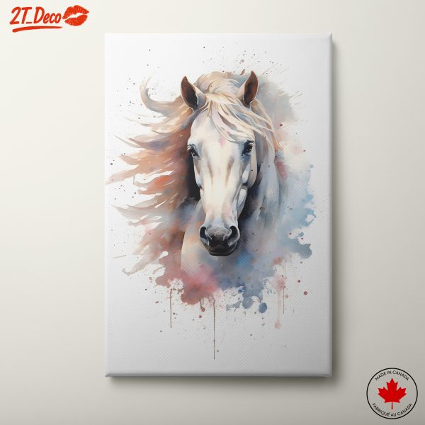 Majestic White Horse Art