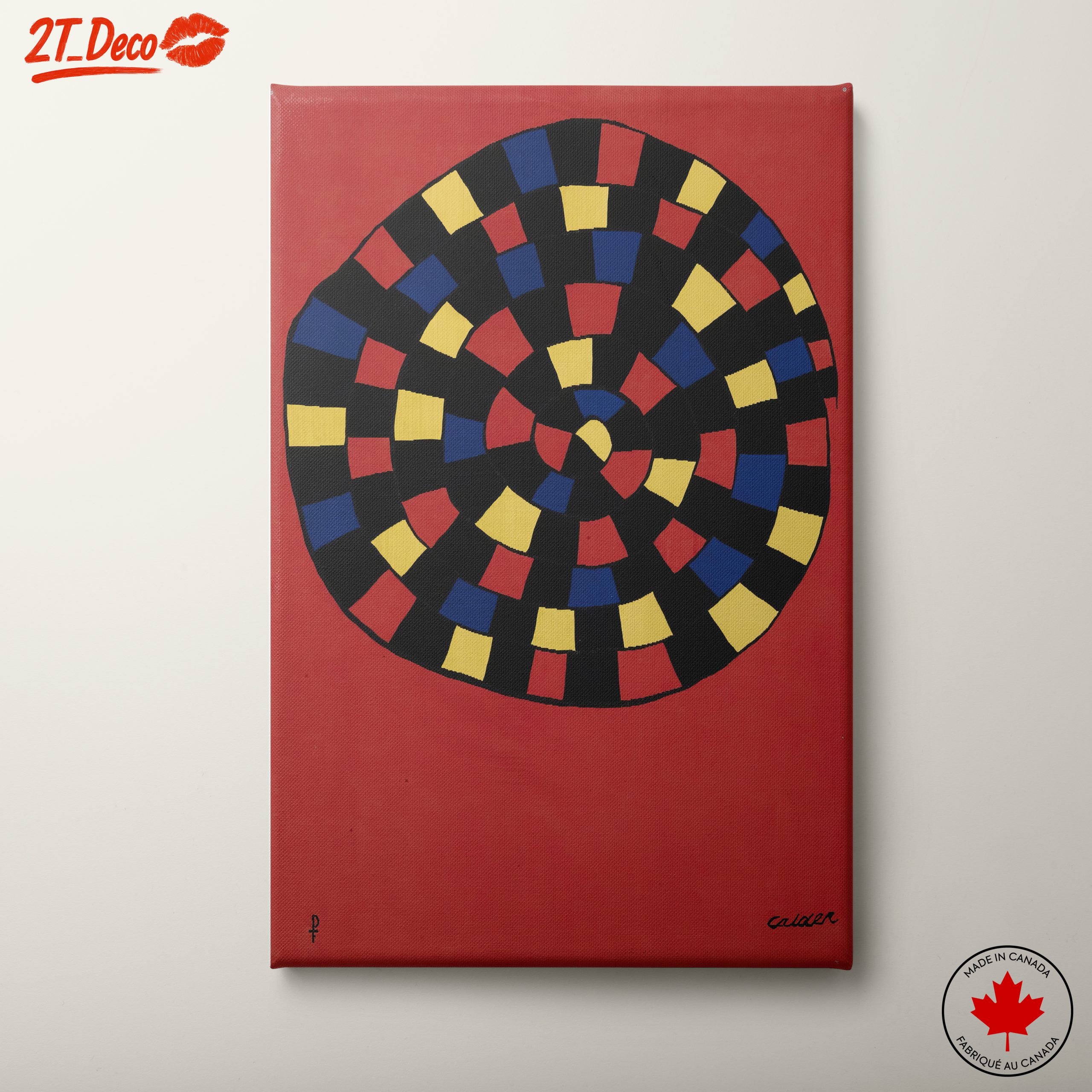 Vibrant Colorful Abstract Interior Art 5