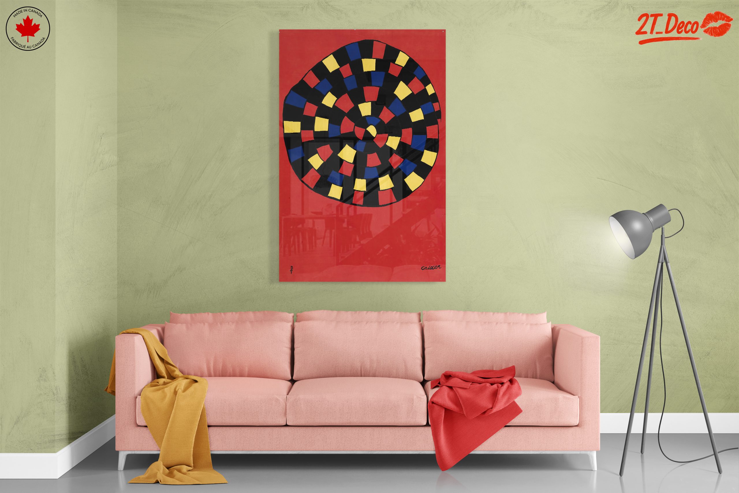 Vibrant Colorful Abstract Interior Art 5 - Image 7