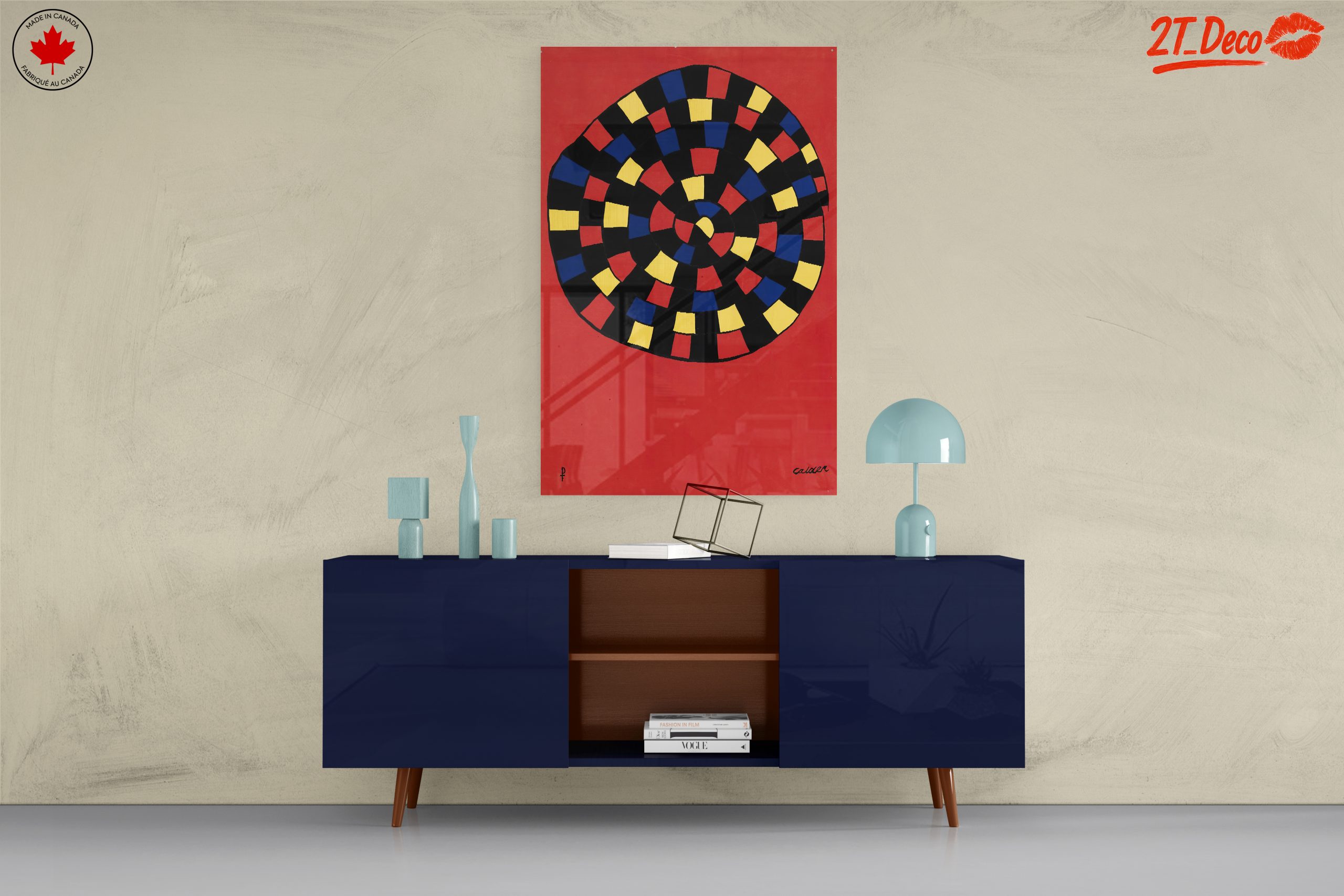 Vibrant Colorful Abstract Interior Art 5 - Image 8