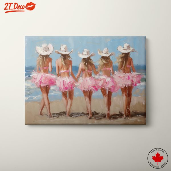 Beachside Playful Character Art