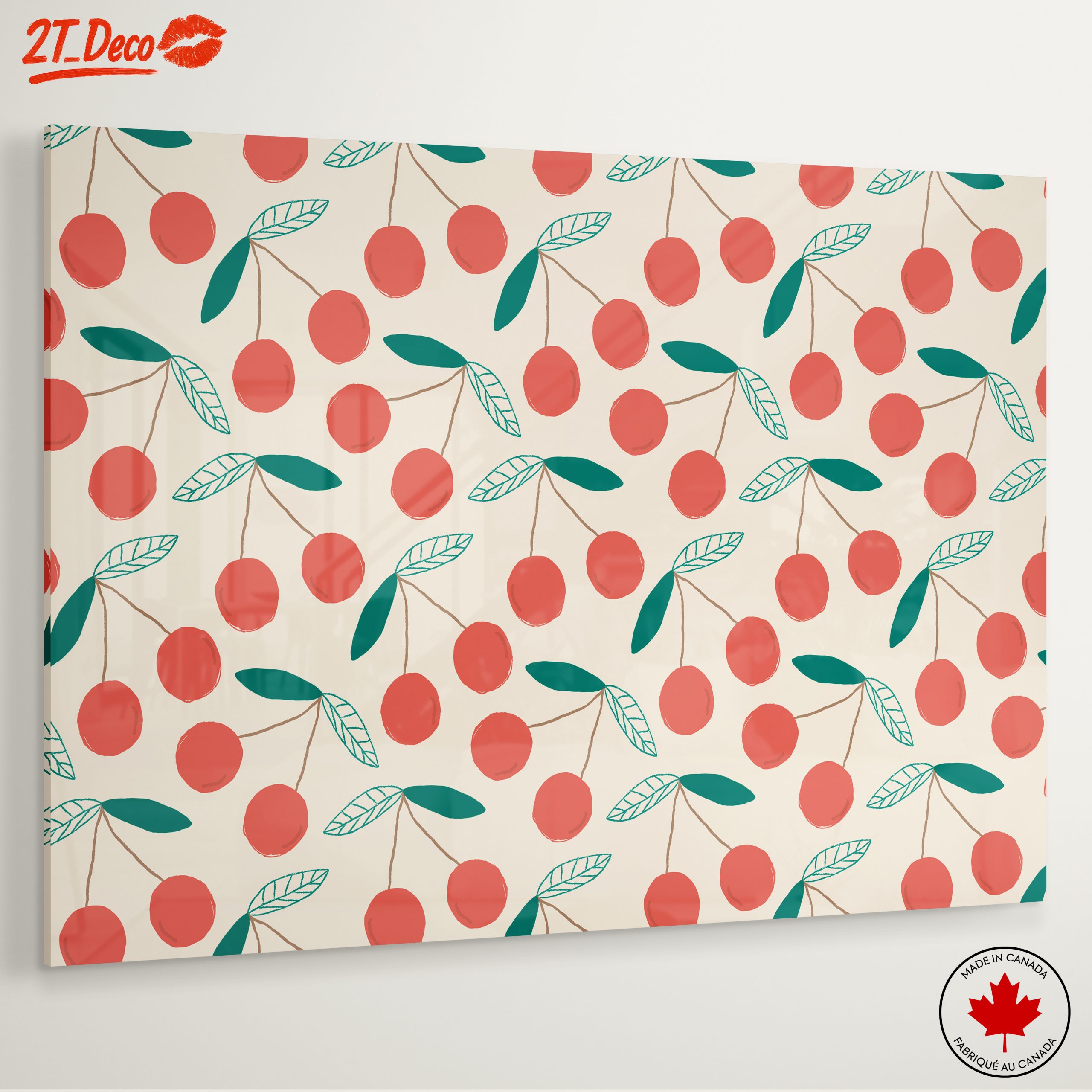 Charming Cherry Botanical Art Pattern - Image 6
