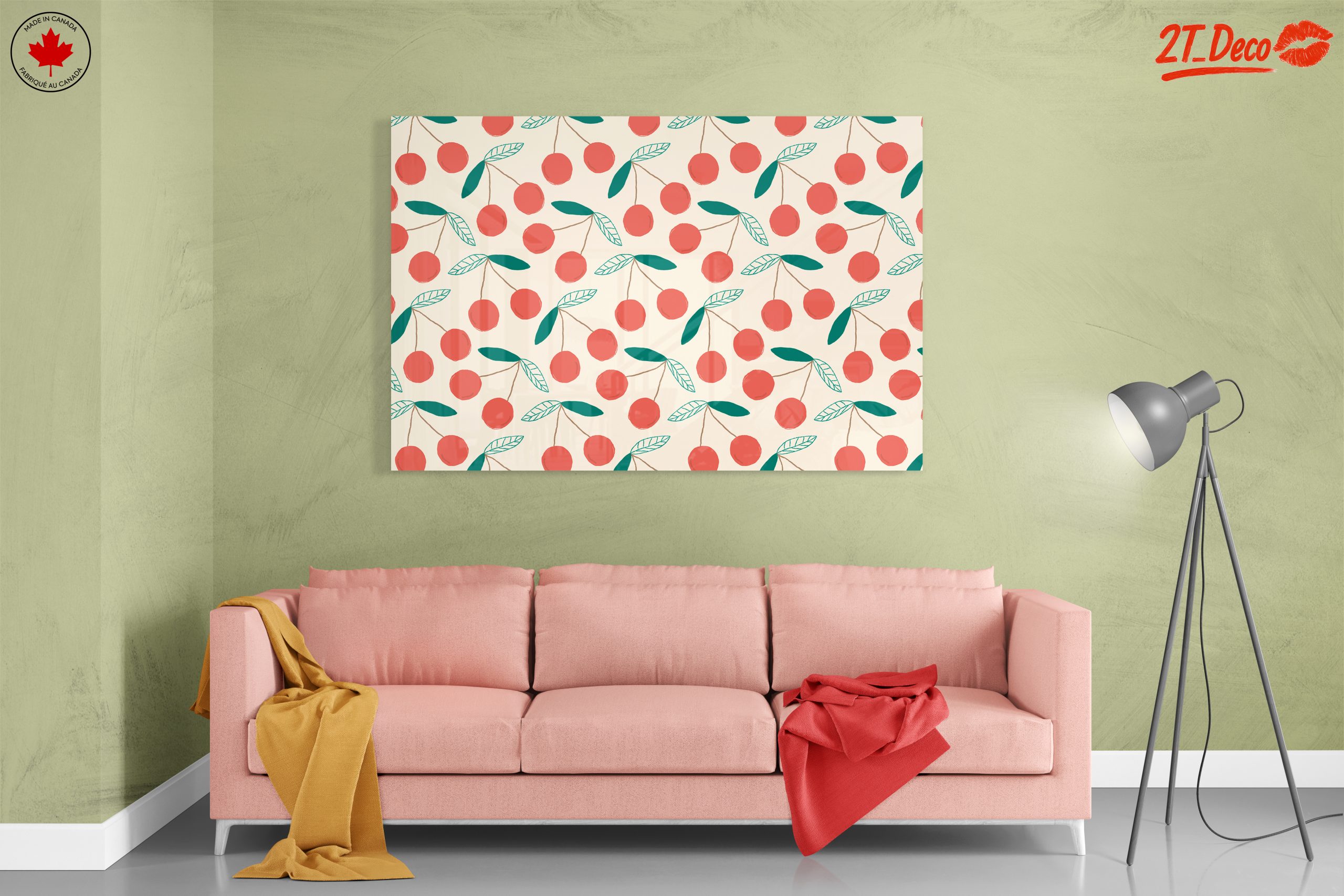 Charming Cherry Botanical Art Pattern - Image 7