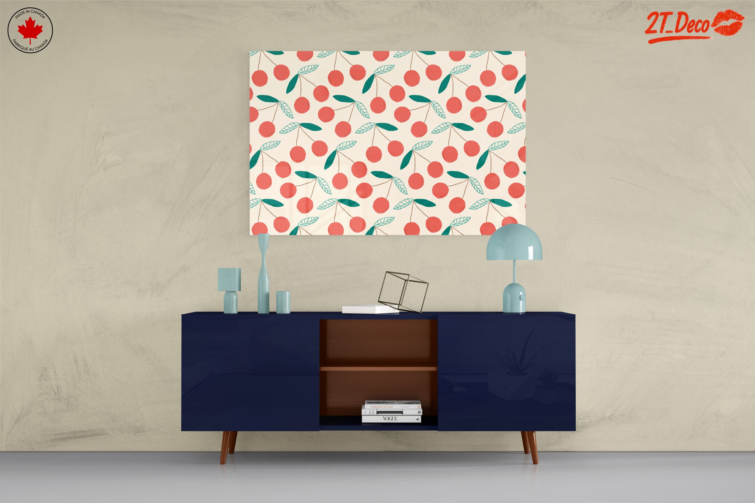 Charming Cherry Botanical Art Pattern - Image 8