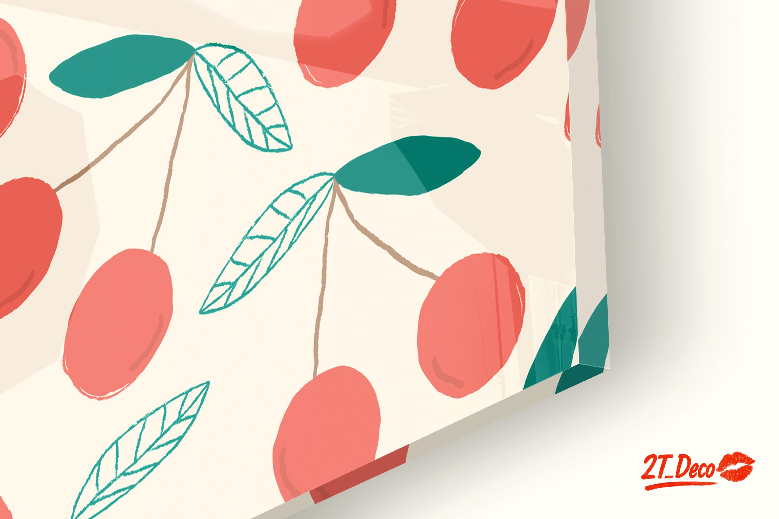 Charming Cherry Botanical Art Pattern - Image 9
