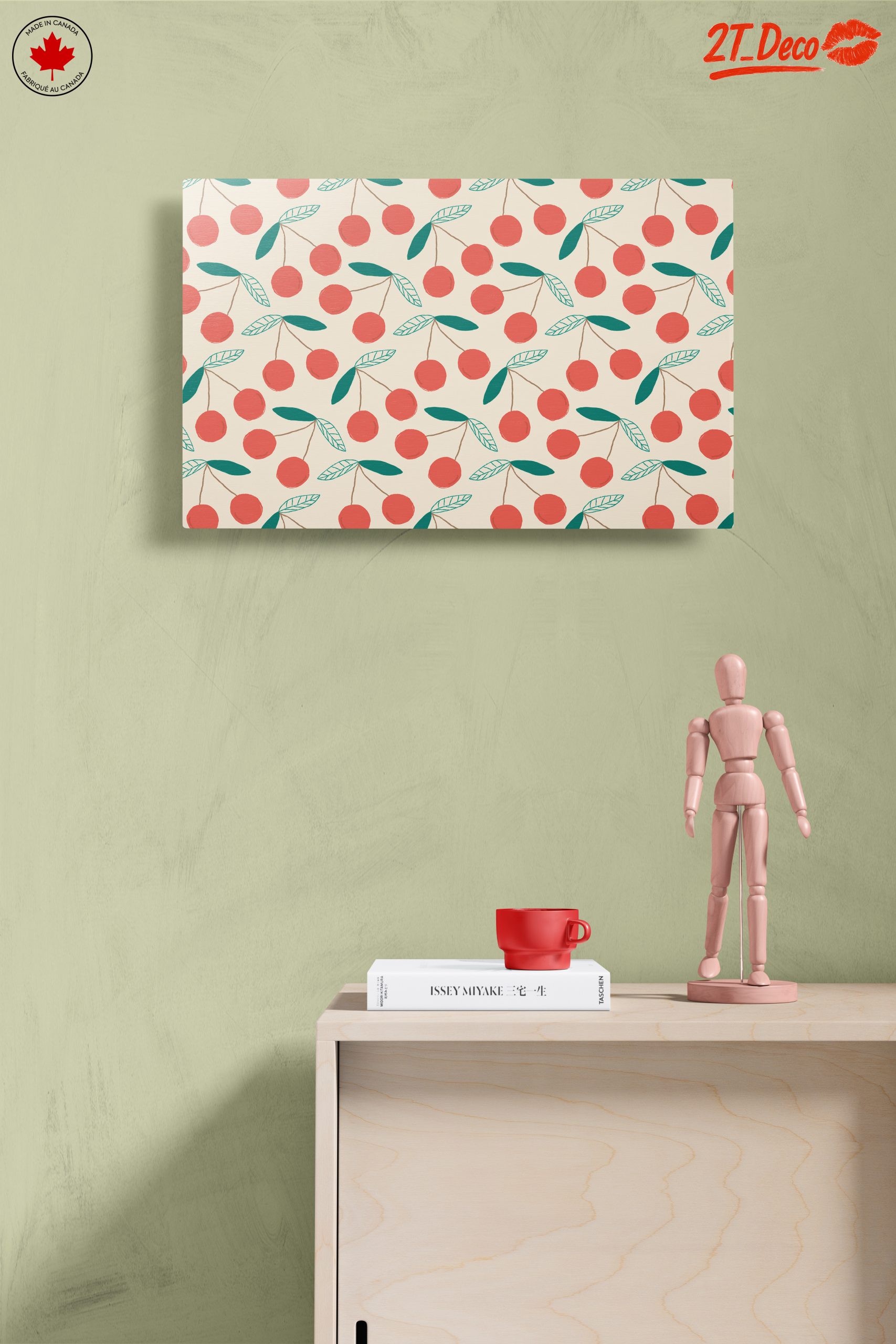 Charming Cherry Botanical Art Pattern - Image 14