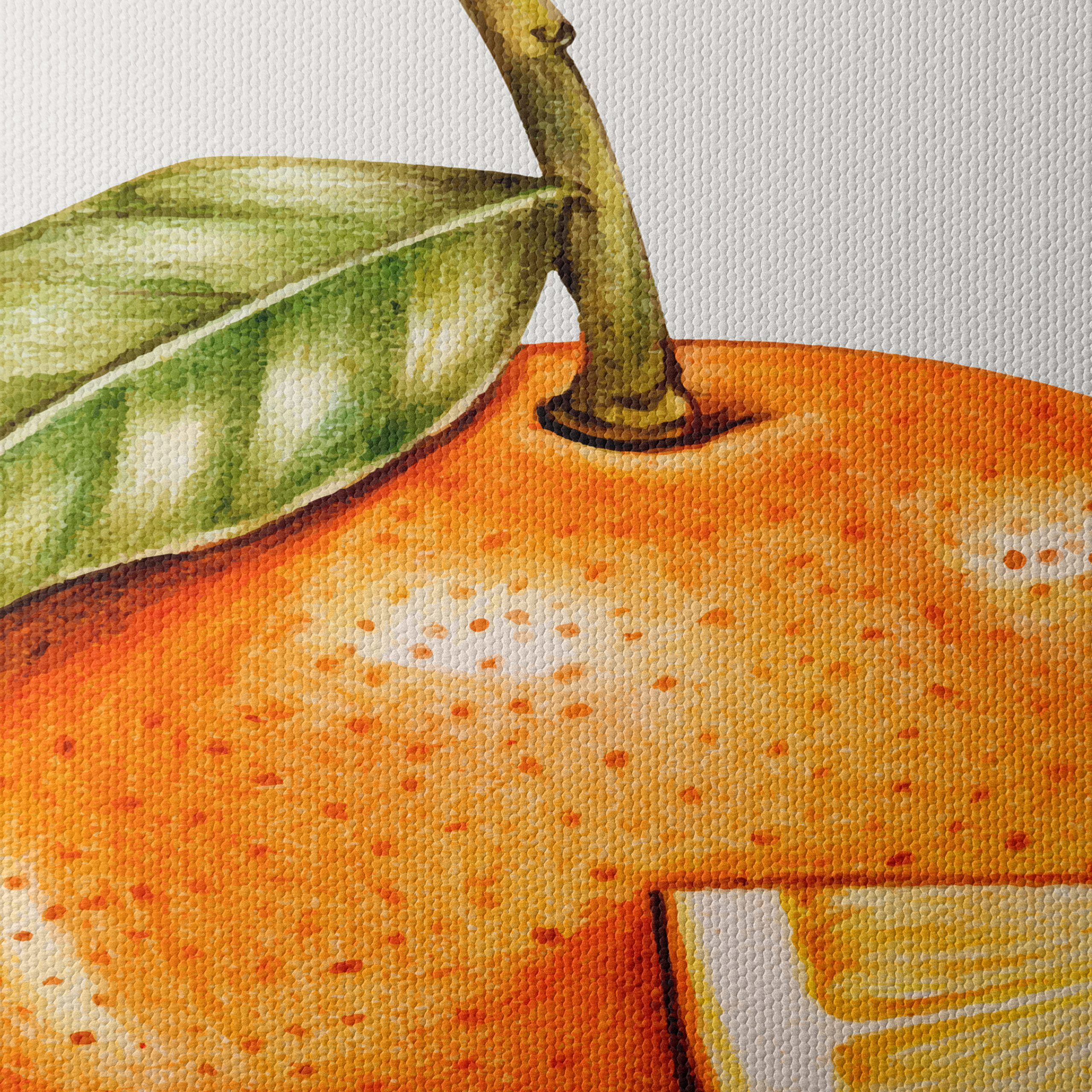 Vibrant Abstract Food Art of an Orange 2 - Image 4