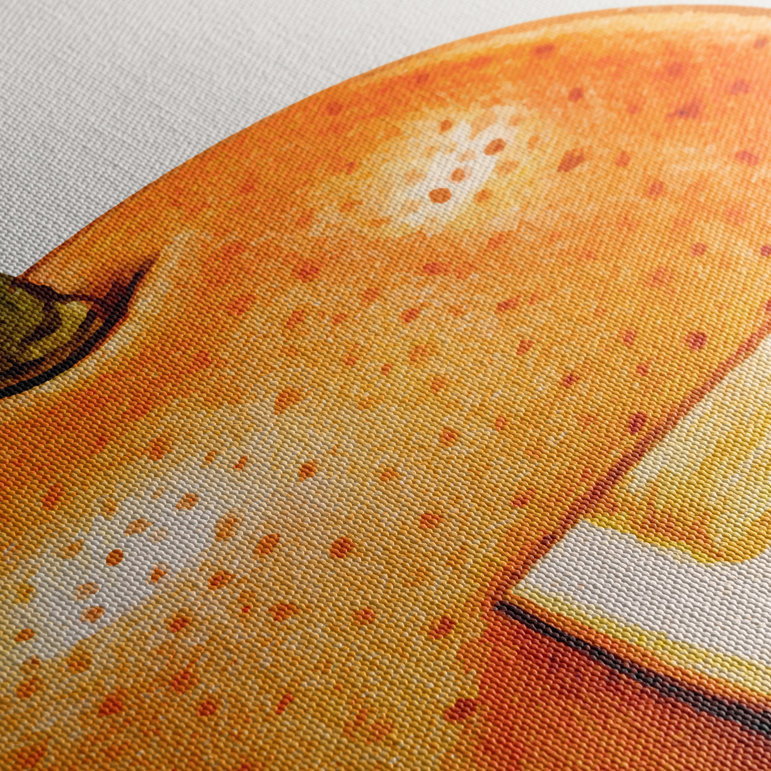 Vibrant Abstract Food Art of an Orange 2 - Image 5