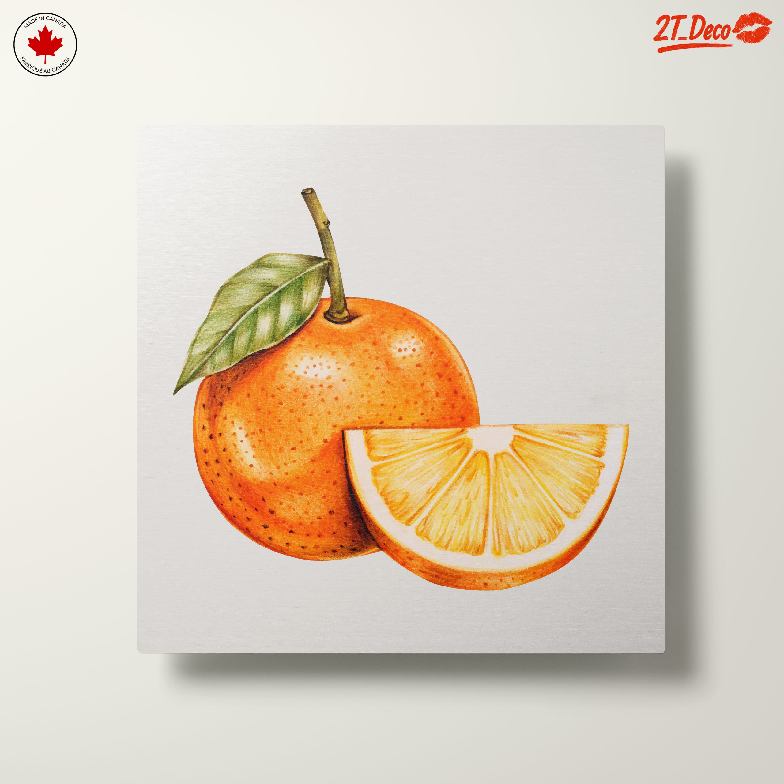 Vibrant Abstract Food Art of an Orange 2 - Image 10