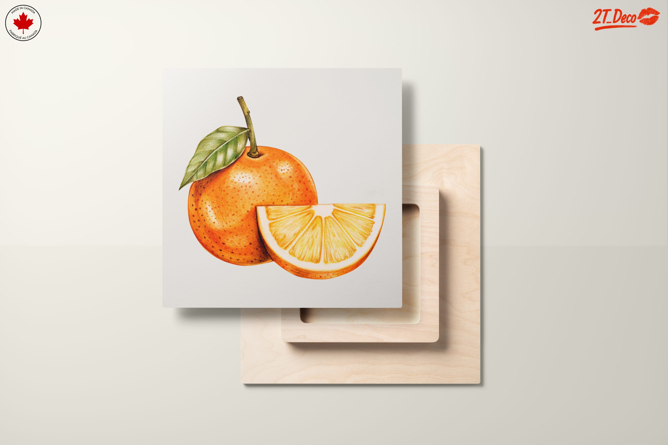 Vibrant Abstract Food Art of an Orange 2 - Image 11