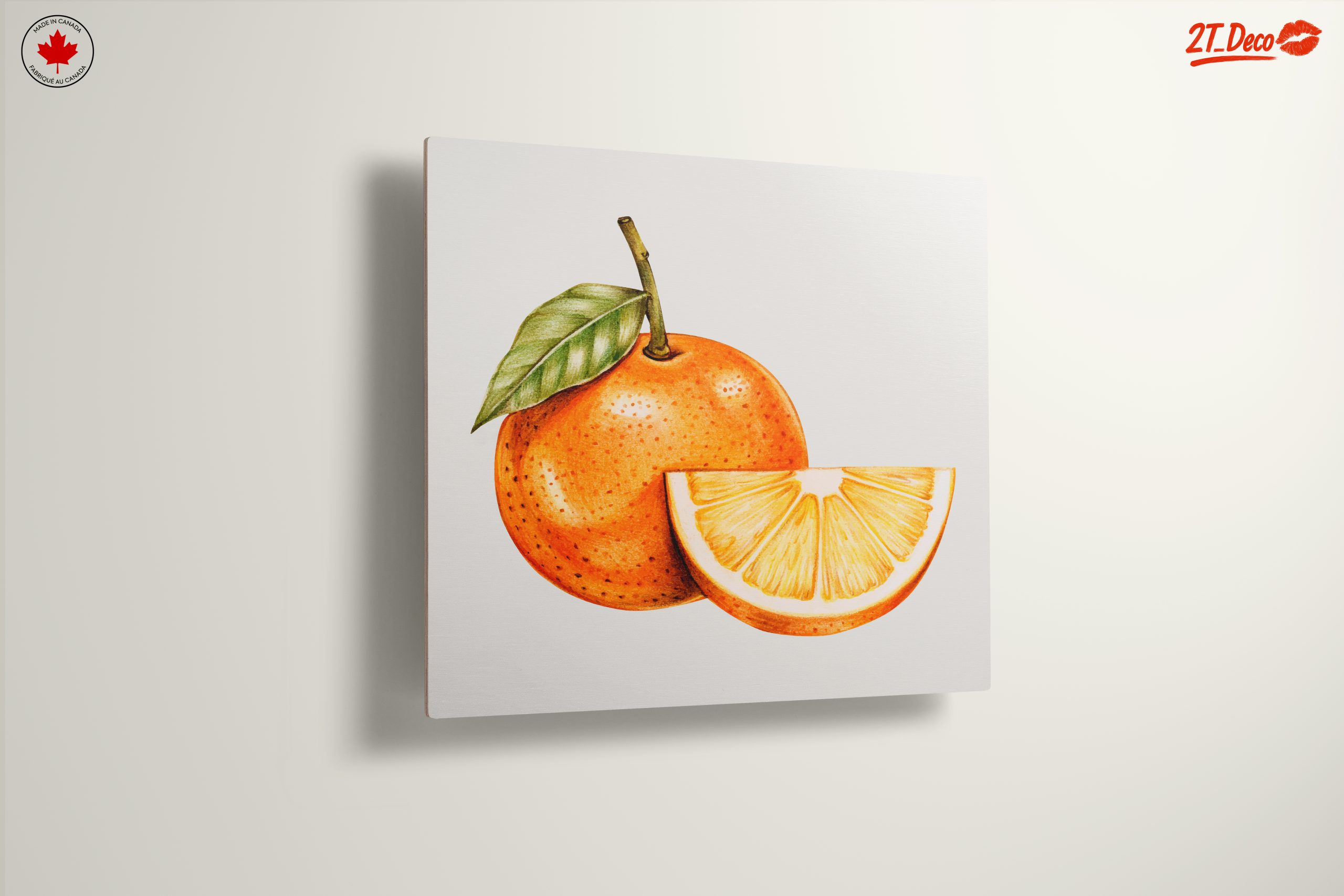 Vibrant Abstract Food Art of an Orange 2 - Image 13