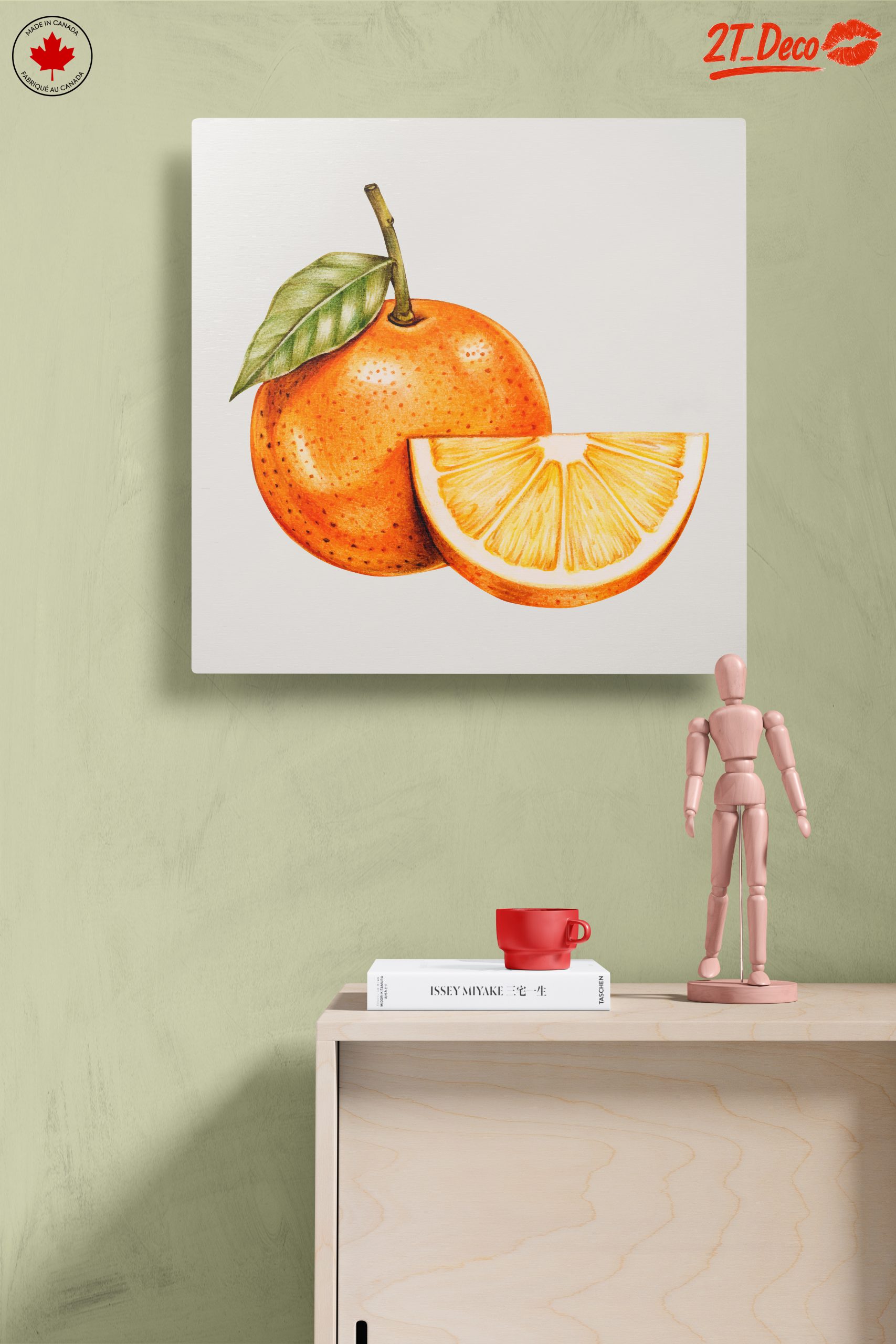 Vibrant Abstract Food Art of an Orange 2 - Image 14