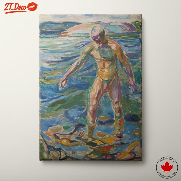 Expressive Contemporary Figure in Vibrant Colors