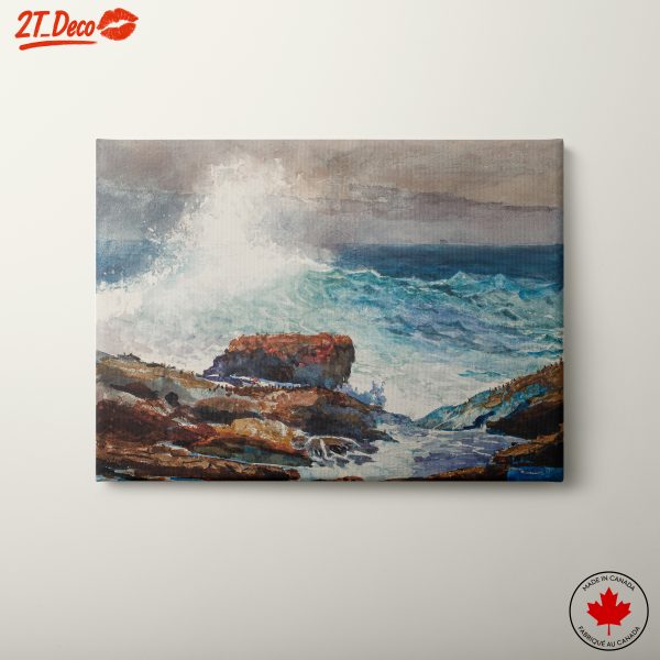 Dramatic Coastal Waves Art