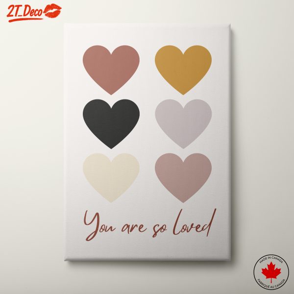 Colorful Heart Positive Message Art