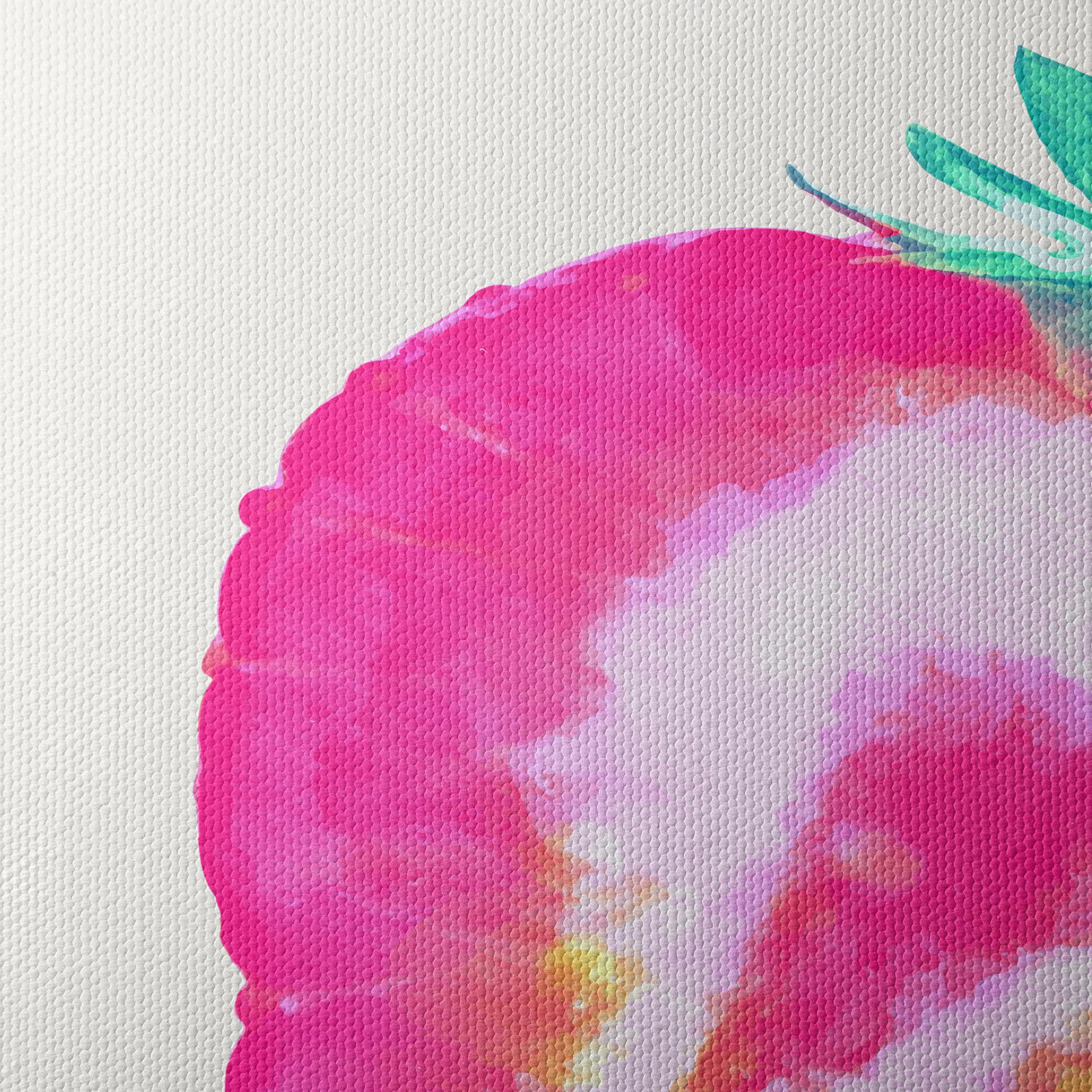 Vibrant Abstract Strawberry Art 2 - Image 4