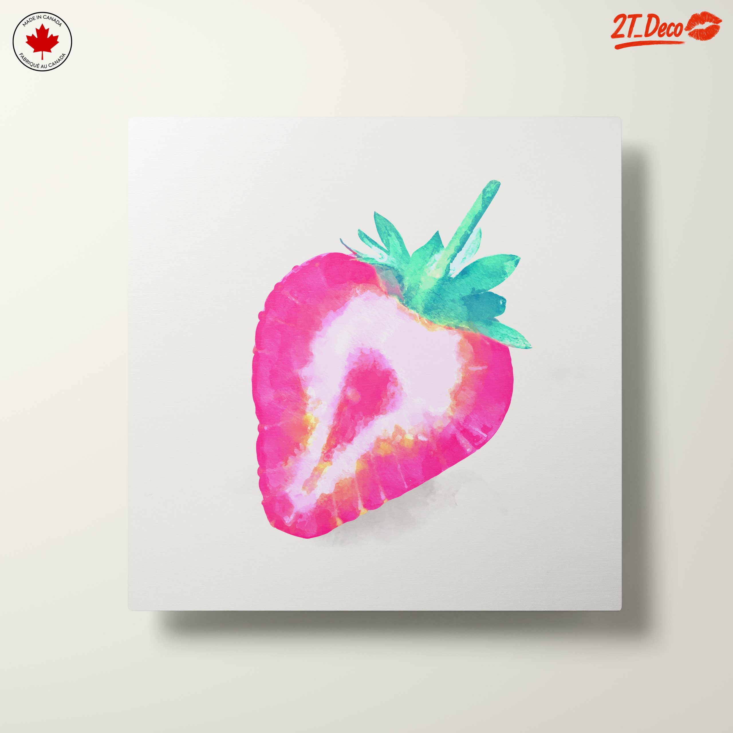 Vibrant Abstract Strawberry Art 2 - Image 10