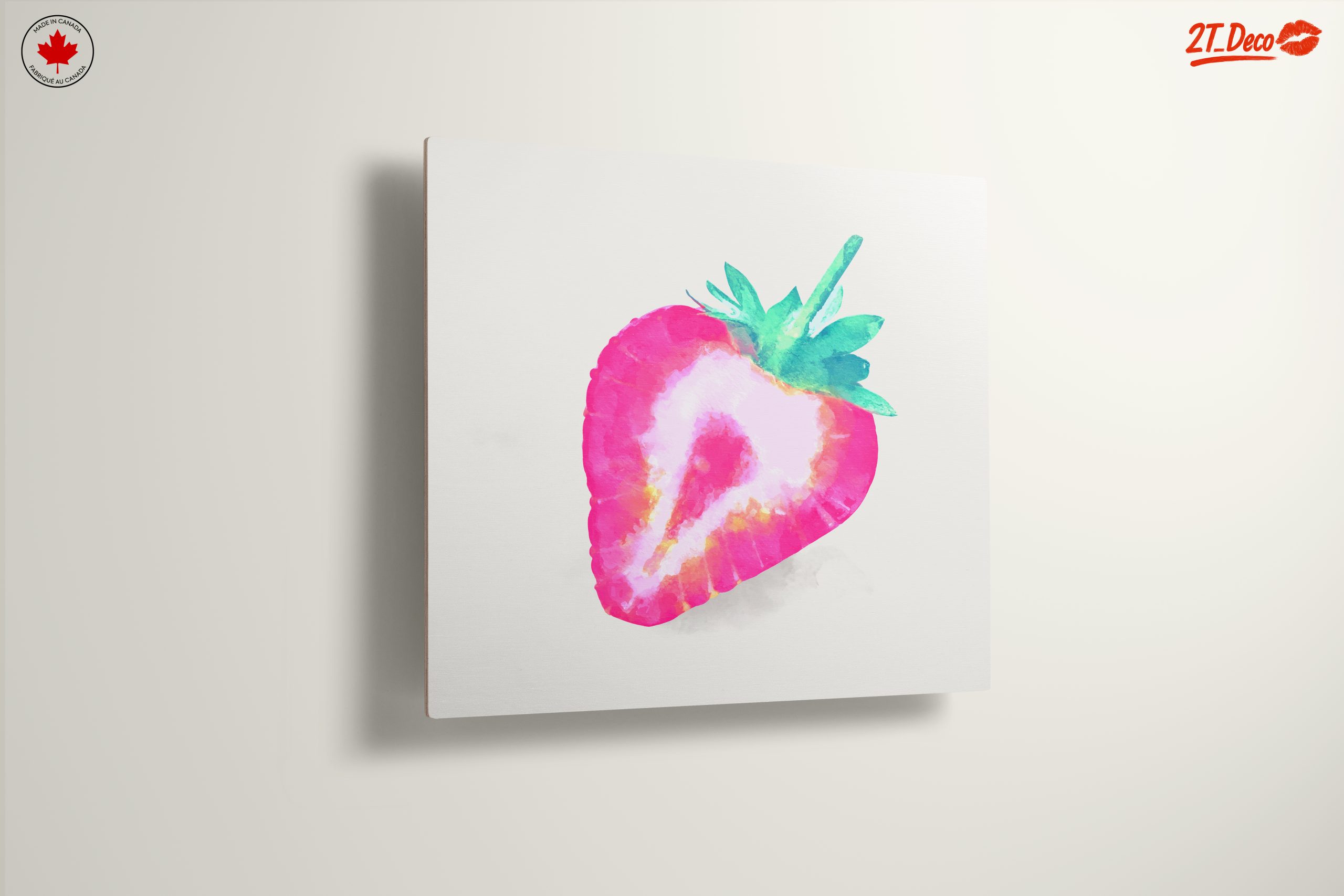 Vibrant Abstract Strawberry Art 2 - Image 13