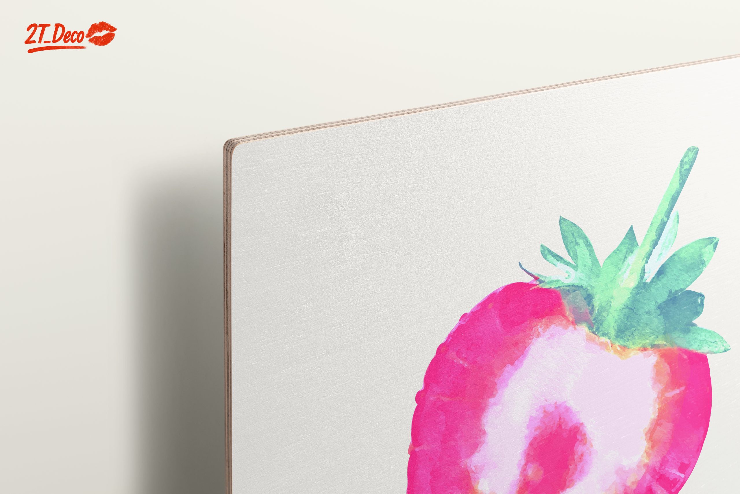 Vibrant Abstract Strawberry Art 2 - Image 15