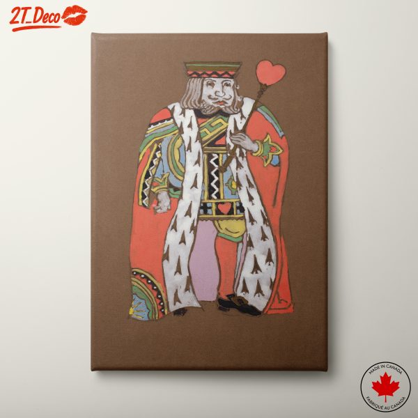 Playful Cartoon King Illustration