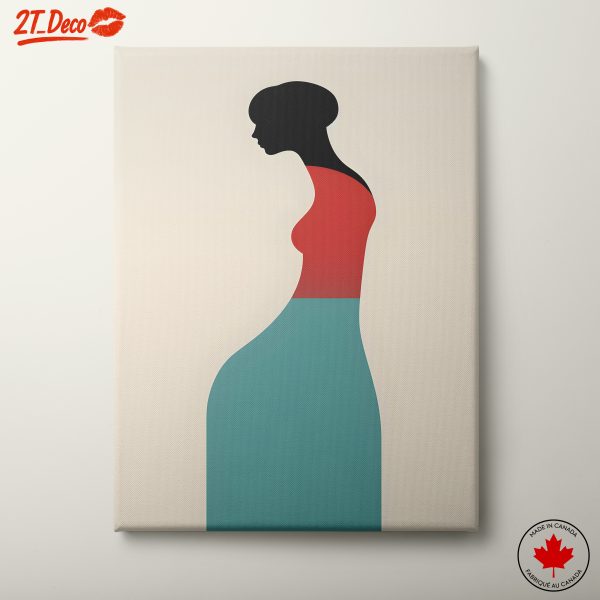 Minimalist Contemporary Portrait Artwork