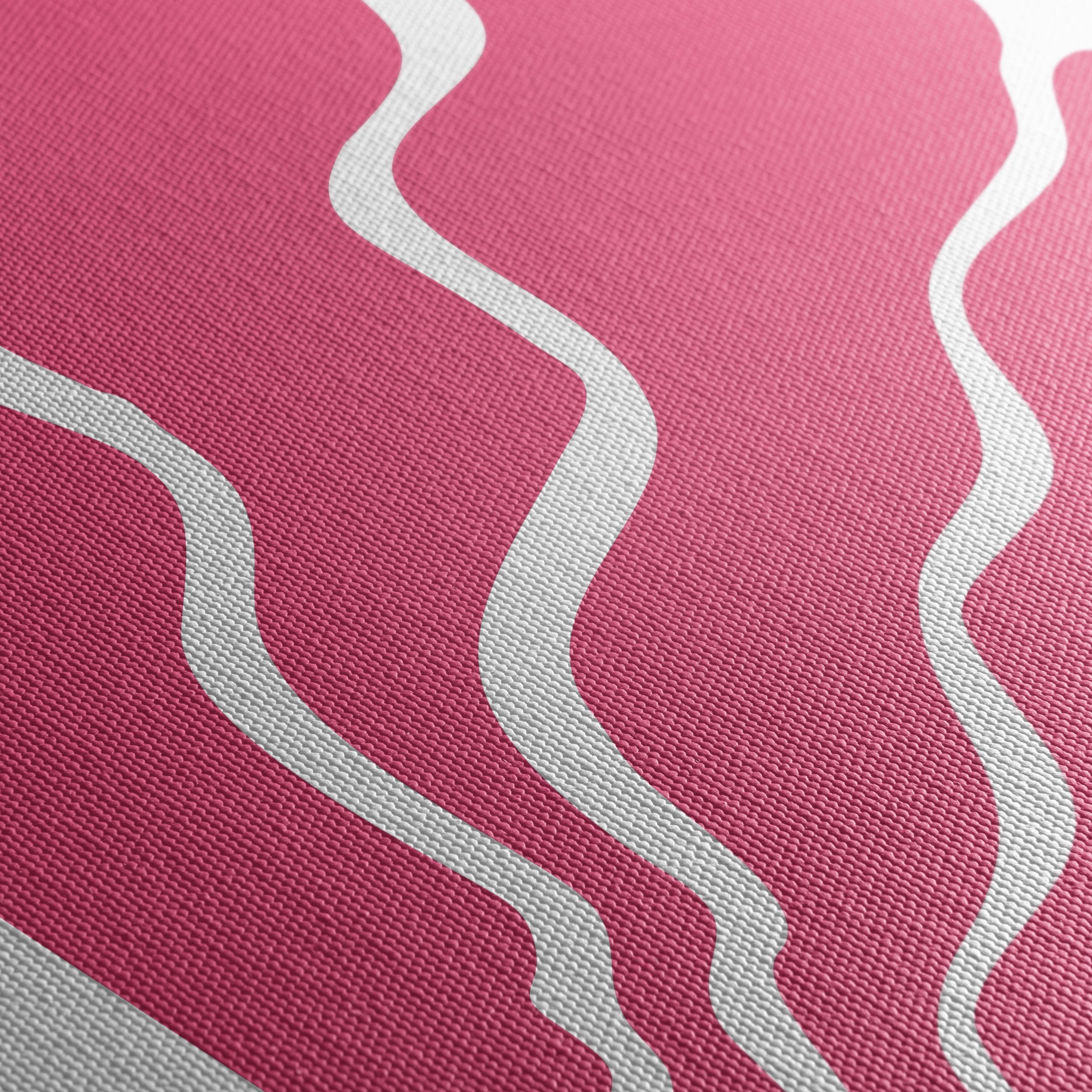 Vibrant Pink and Orange Abstract Design - Image 5