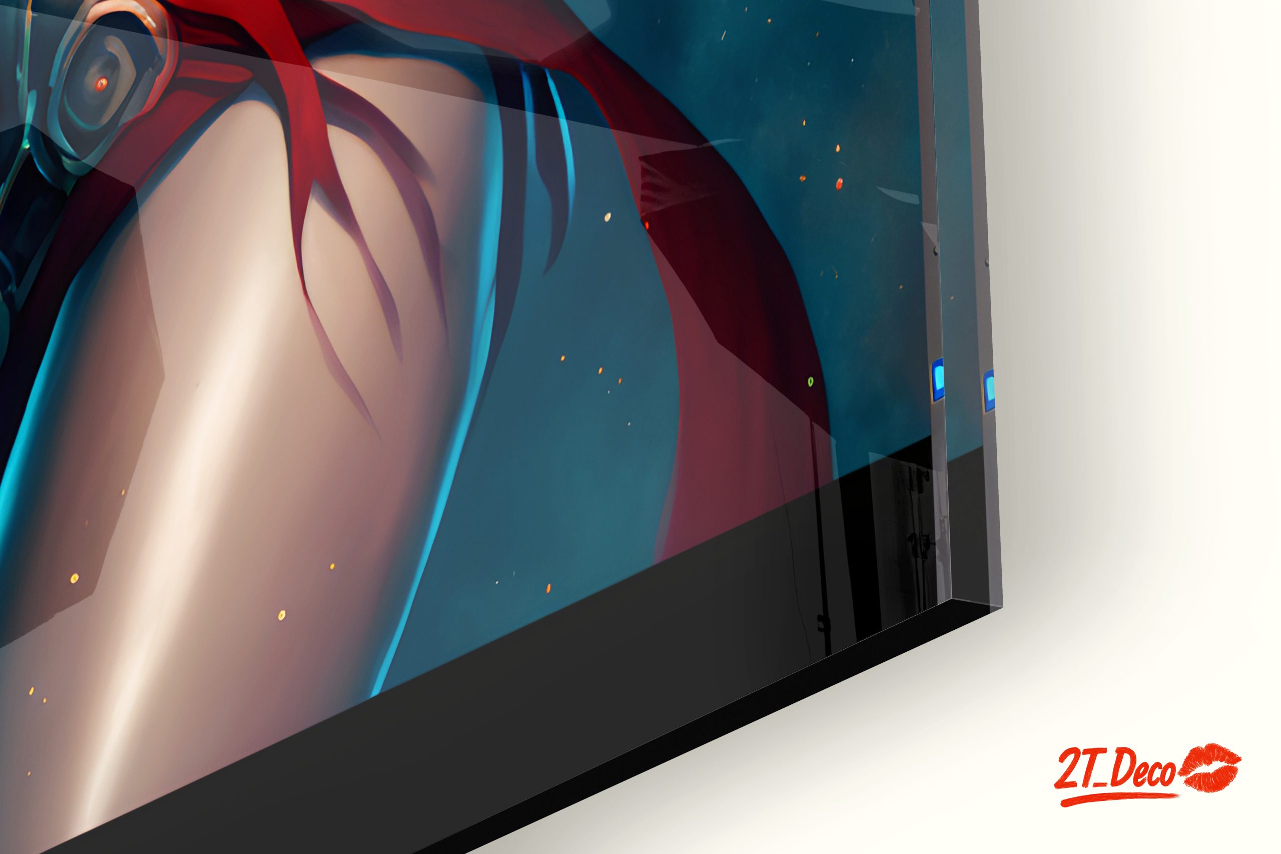 Vibrant Contemporary Character Artwork with Lightning - Image 9